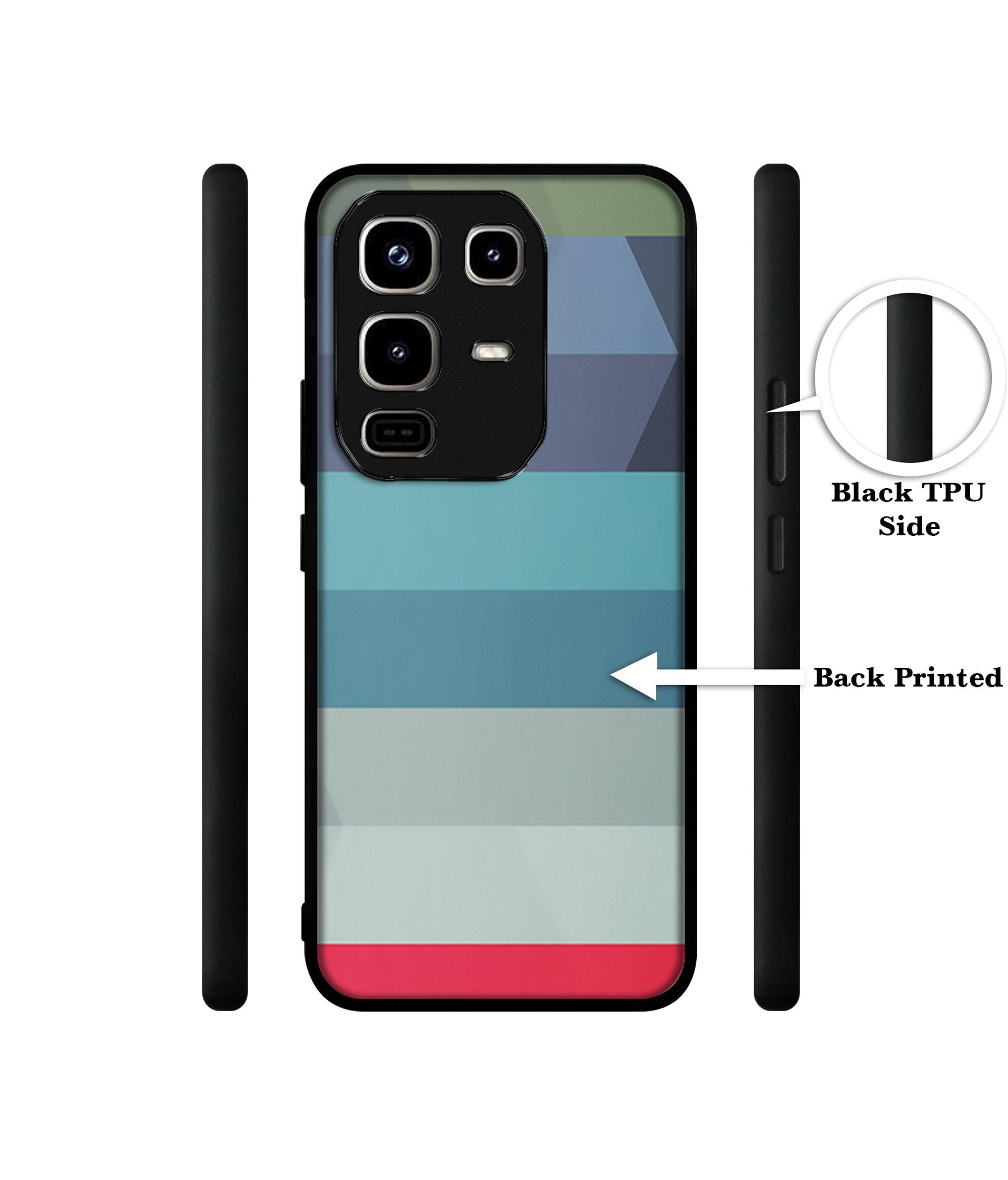 Colorful Lines Designer 2D Printed Back Case Cover for Infinix Note 50 Pro 4G / Note 50 Pro Plus 5G