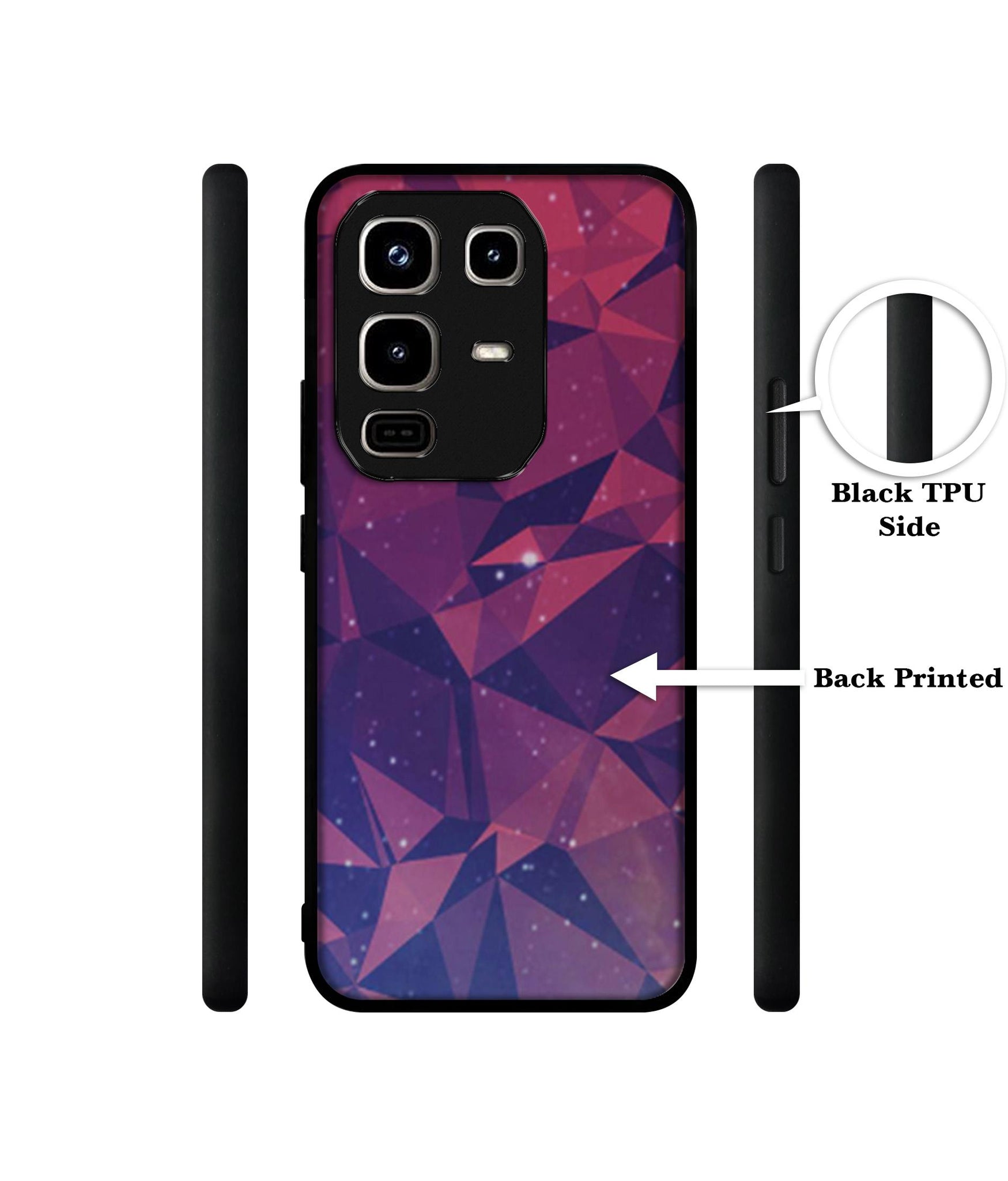 Bad Color Shape Designer 2D Printed Back Case Cover for Infinix Note 50 Pro 4G / Note 50 Pro Plus 5G