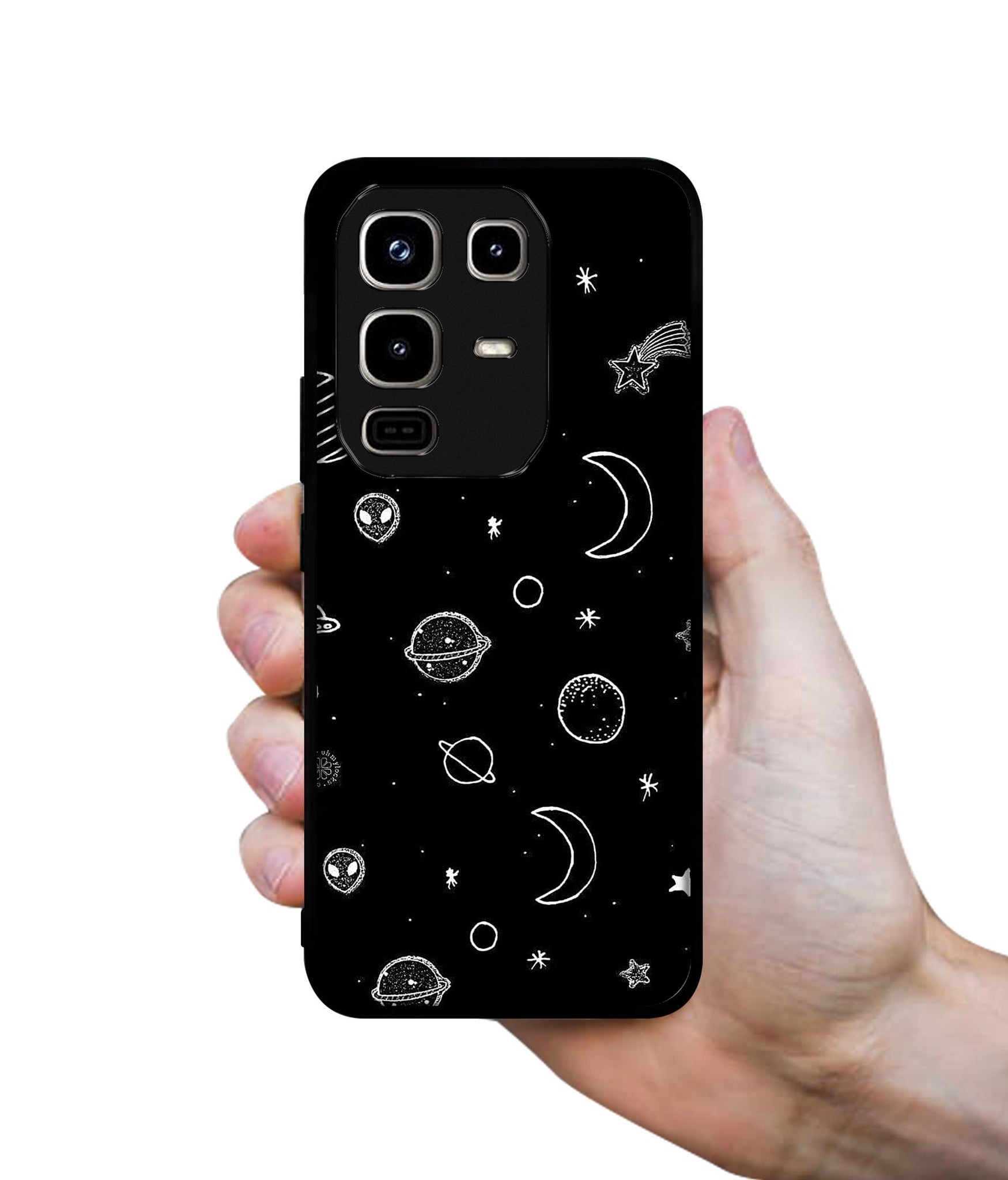 Space Stars Universe Designer 2D Printed Back Case Cover for Infinix Note 50 Pro 4G / Note 50 Pro Plus 5G