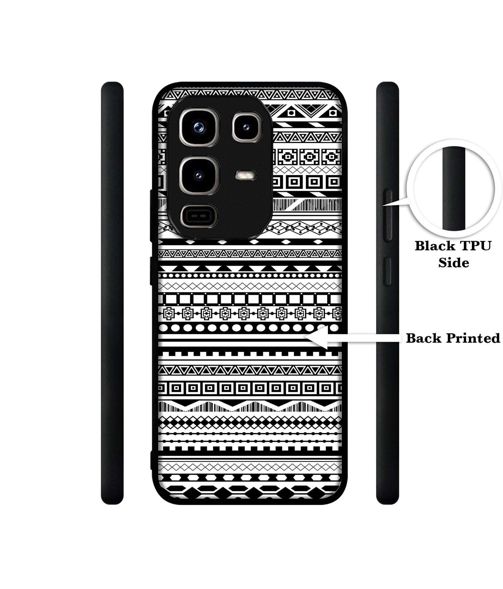 Black & White Patterns Designer 2D Printed Back Case Cover for Infinix Note 50 Pro 4G / Note 50 Pro Plus 5G