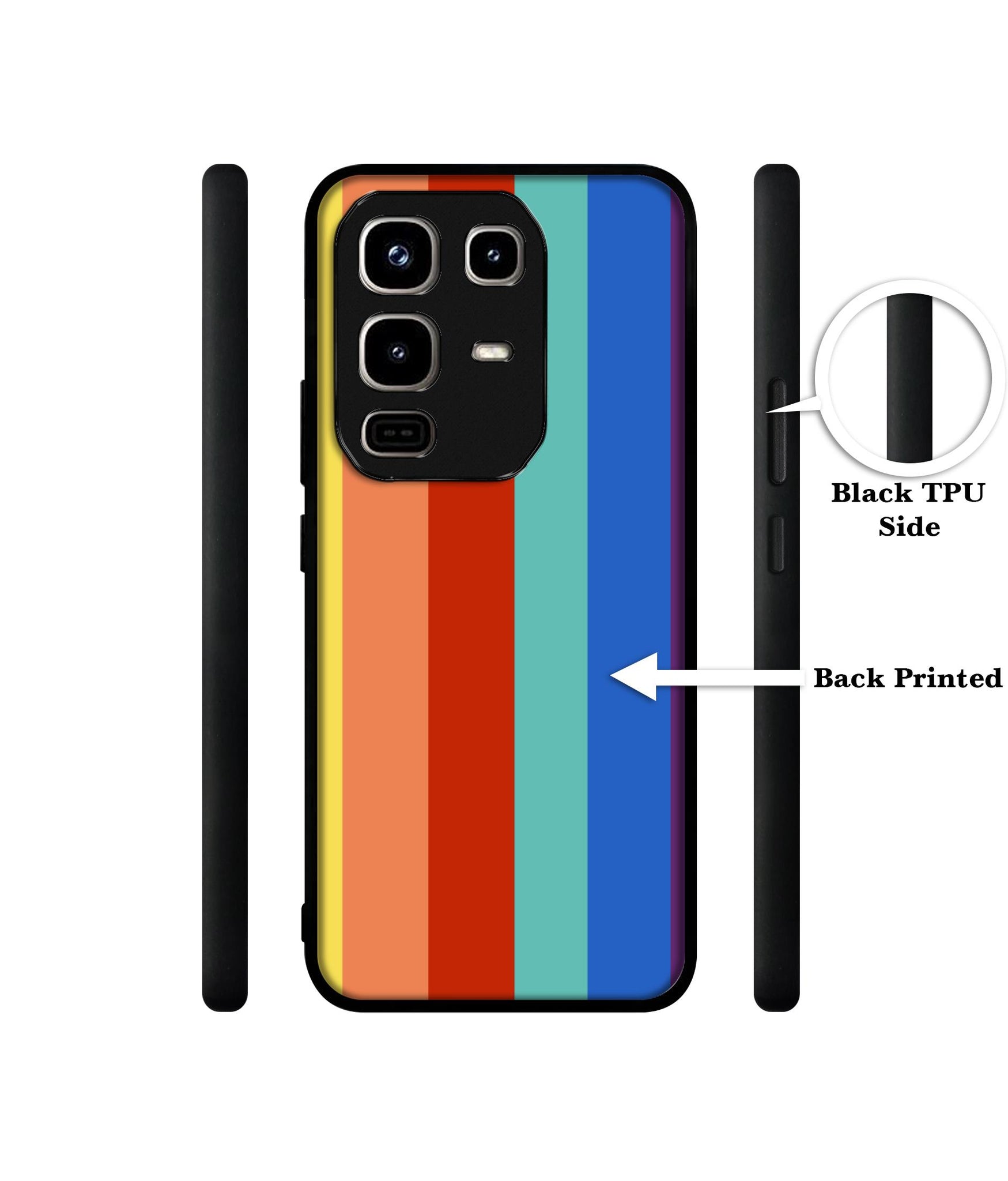 Rainbow Colors Designer 2D Printed Back Case Cover for Infinix Note 50 Pro 4G / Note 50 Pro Plus 5G