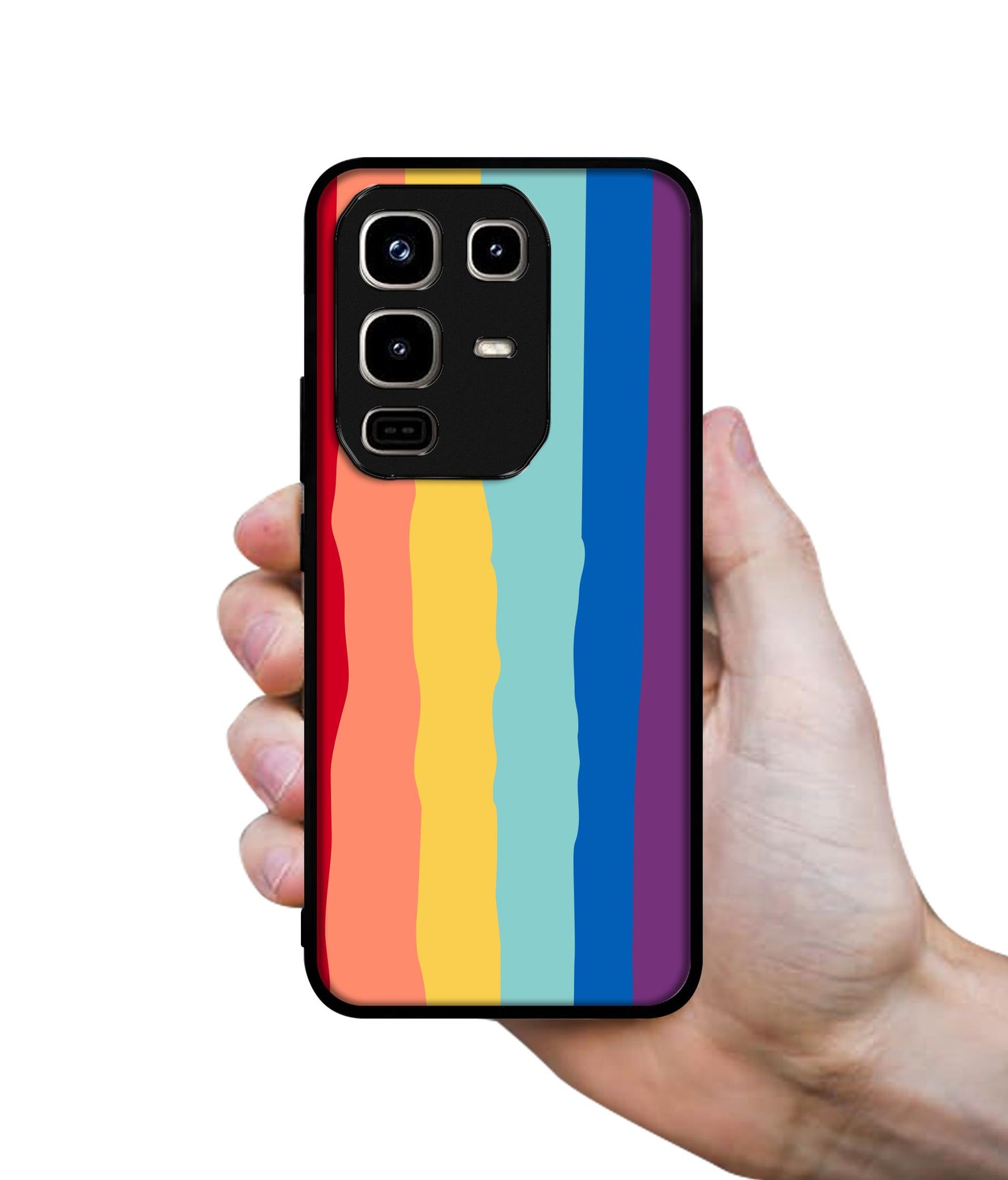 Rainbow Designer 2D Printed Back Case Cover for Infinix Note 50 Pro 4G / Note 50 Pro Plus 5G