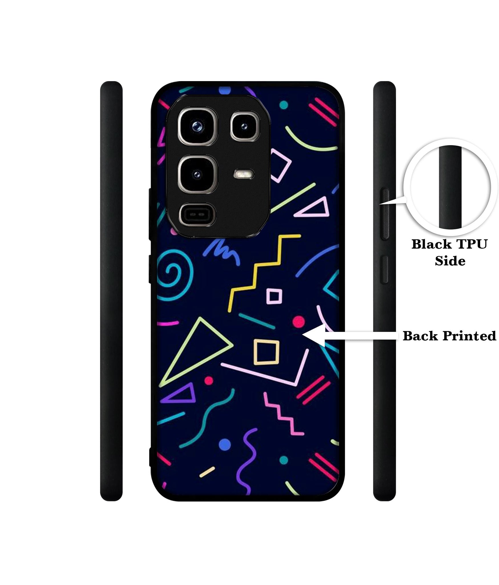 Retro Abstract Designer 2D Printed Back Case Cover for Infinix Note 50 Pro 4G / Note 50 Pro Plus 5G