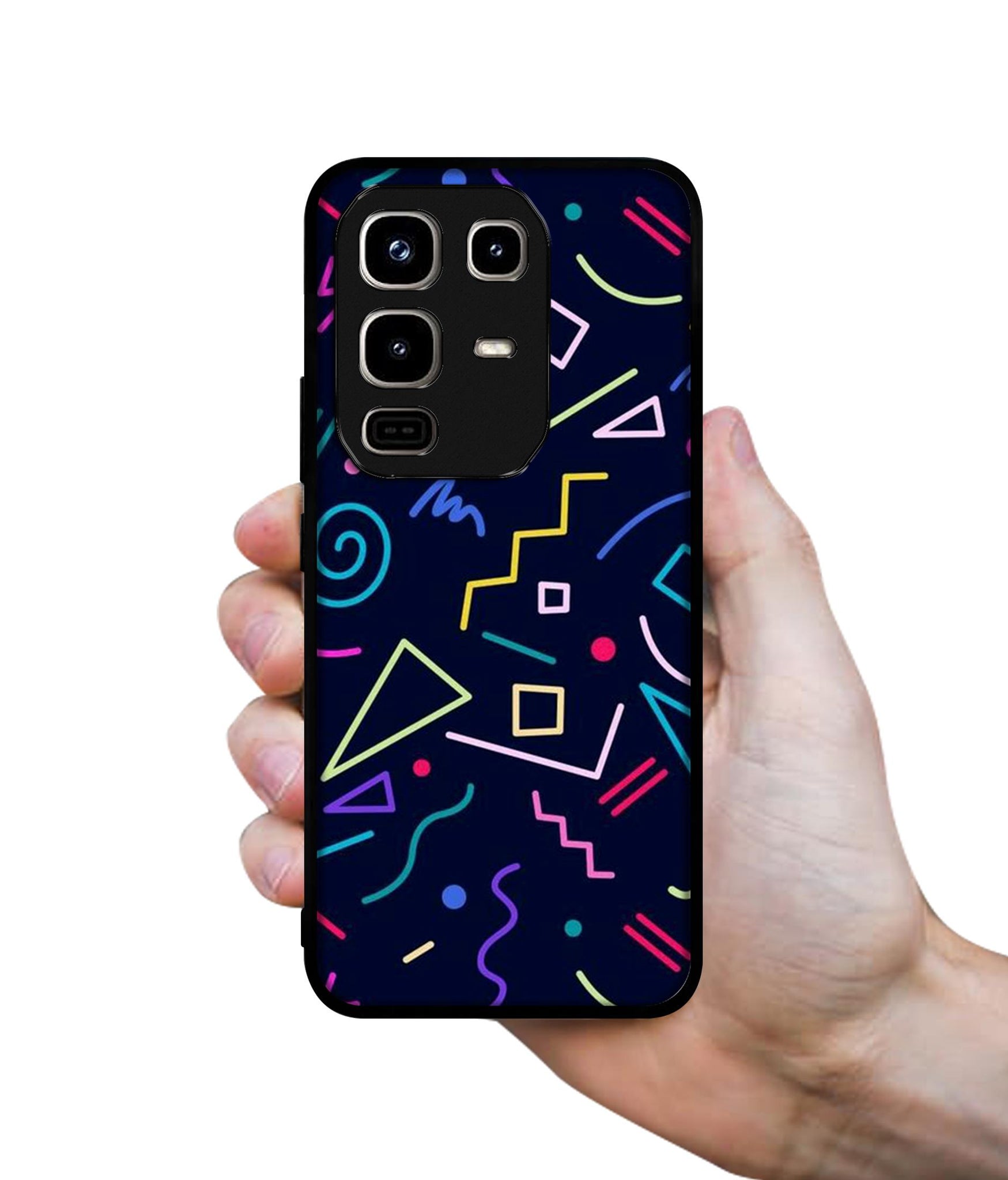 Retro Abstract Designer 2D Printed Back Case Cover for Infinix Note 50 Pro 4G / Note 50 Pro Plus 5G