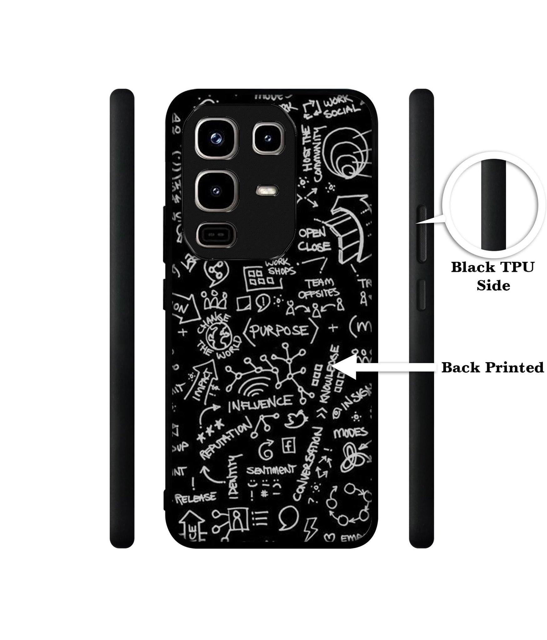 Formulas Designer 2D Printed Back Case Cover for Infinix Note 50 Pro 4G / Note 50 Pro Plus 5G