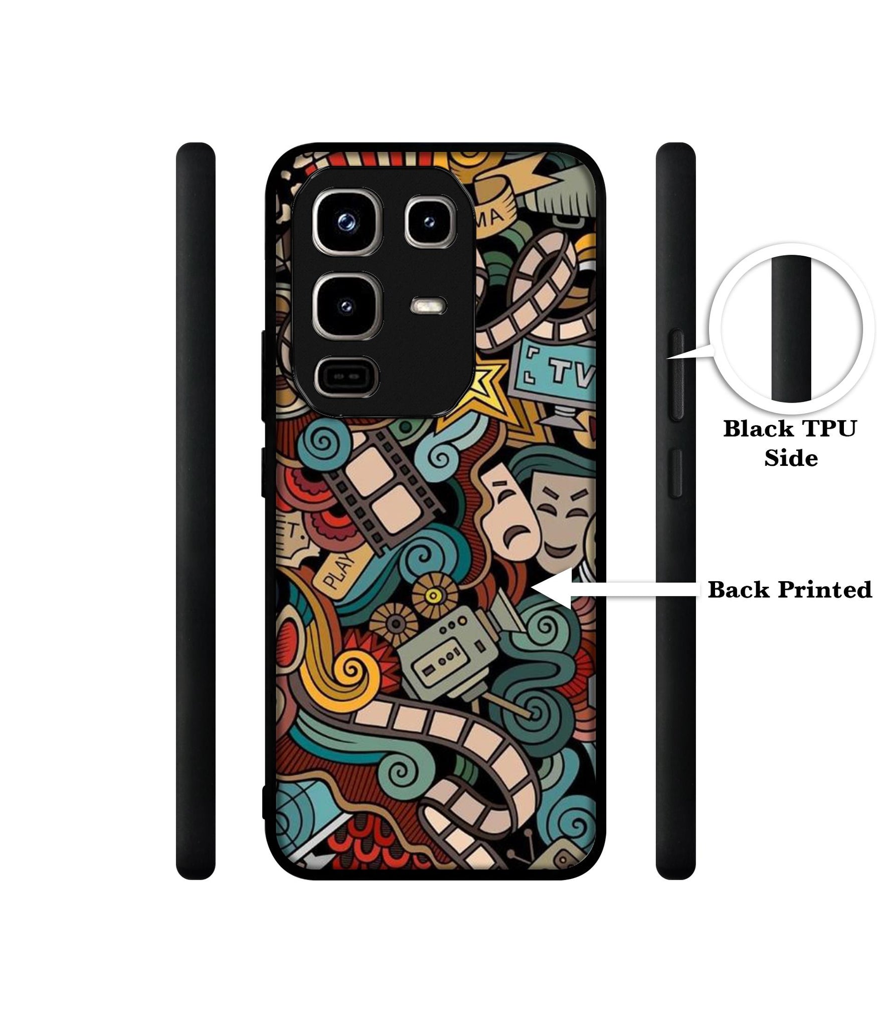 Movies Designer 2D Printed Back Case Cover for Infinix Note 50 Pro 4G / Note 50 Pro Plus 5G