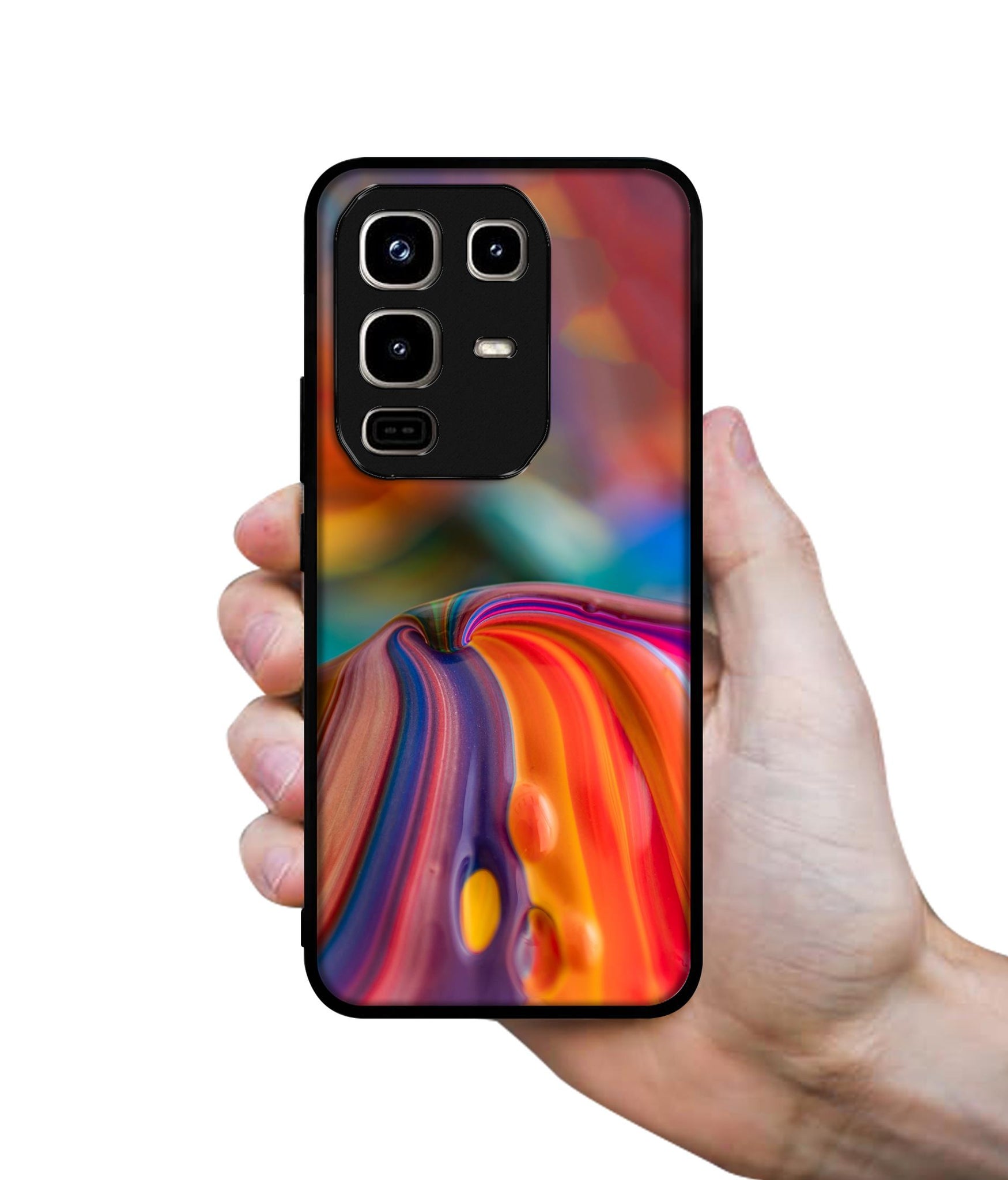 Rainbow Colors Designer 2D Printed Back Case Cover for Infinix Note 50 Pro 4G / Note 50 Pro Plus 5G