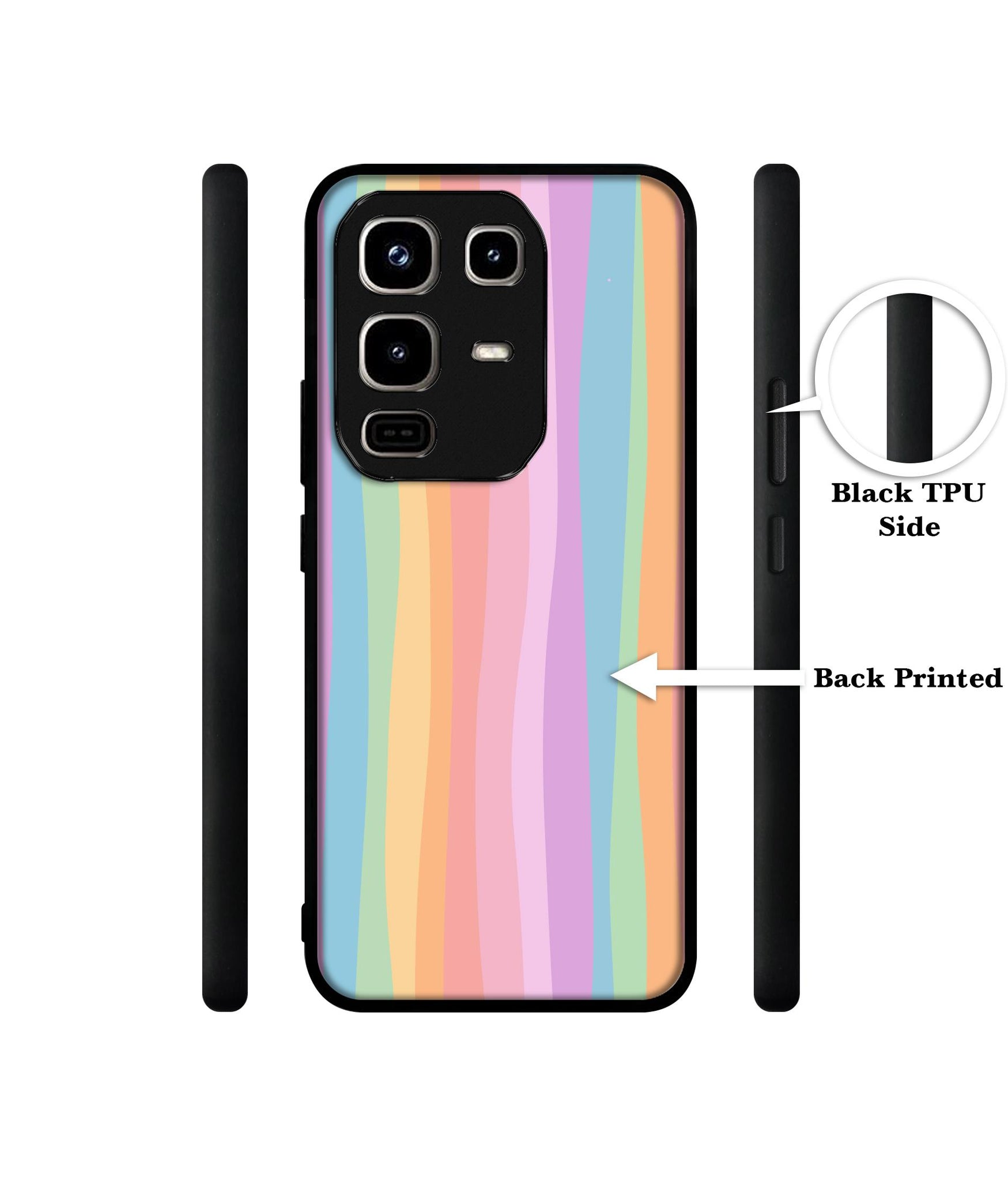 Cool Rainbow Designer 2D Printed Back Case Cover for Infinix Note 50 Pro 4G / Note 50 Pro Plus 5G