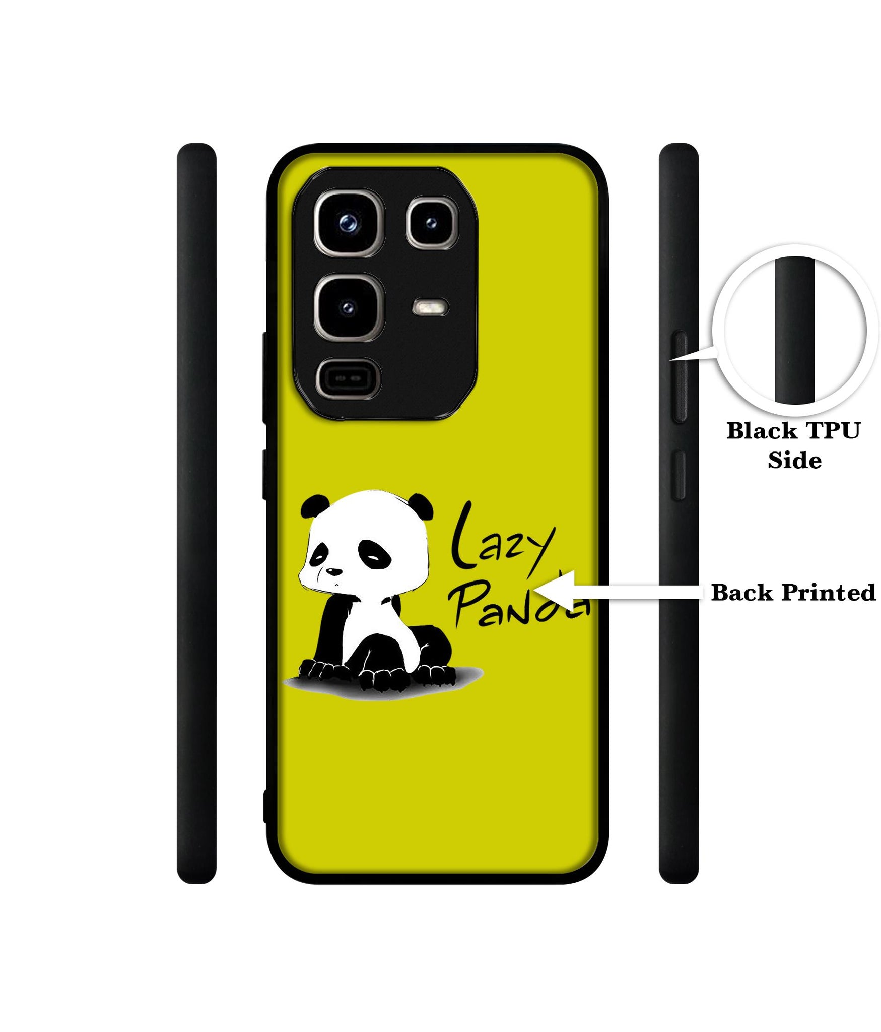 Lazy Panda Designer 2D Printed Back Case Cover for Infinix Note 50 Pro 4G / Note 50 Pro Plus 5G
