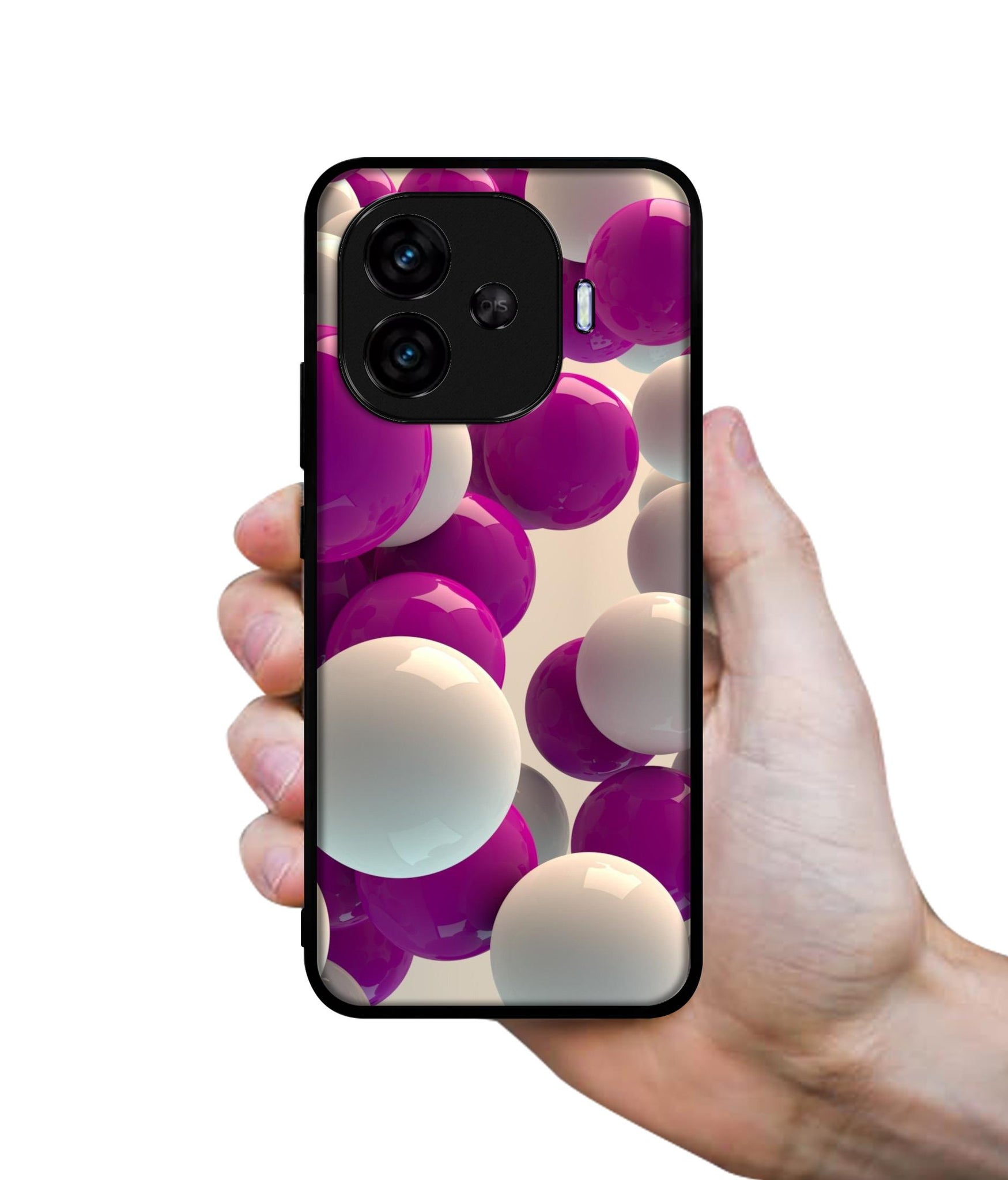 3D Balloons Designer 2D Printed Back Case Cover for iQOO Neo 10R 5G