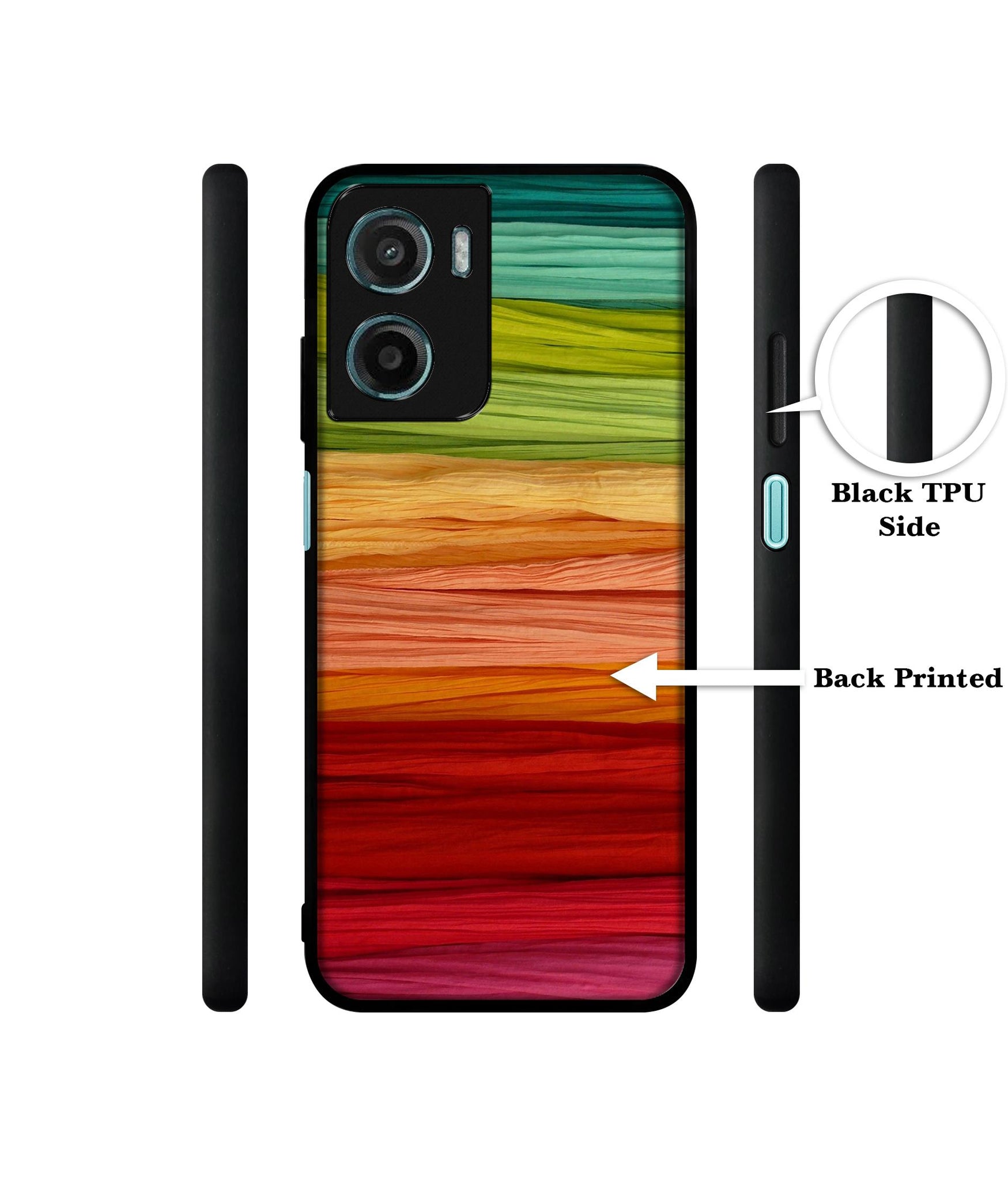 Colorful Thread Designer 2D Printed Back Case Cover for Motorola Moto G05 4G / E15 4G