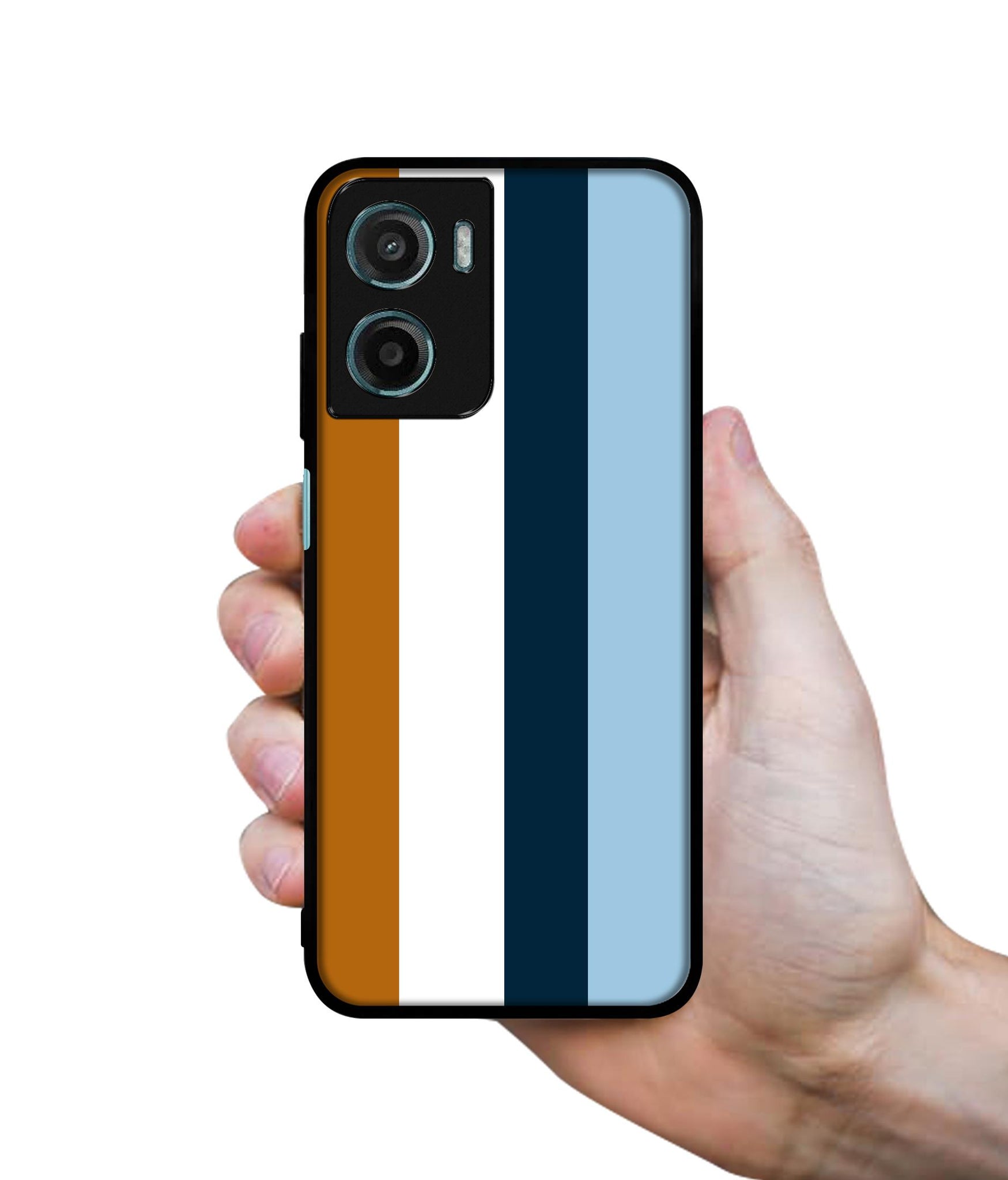 Color Stripes Designer 2D Printed Back Case Cover for Motorola Moto G05 4G / E15 4G