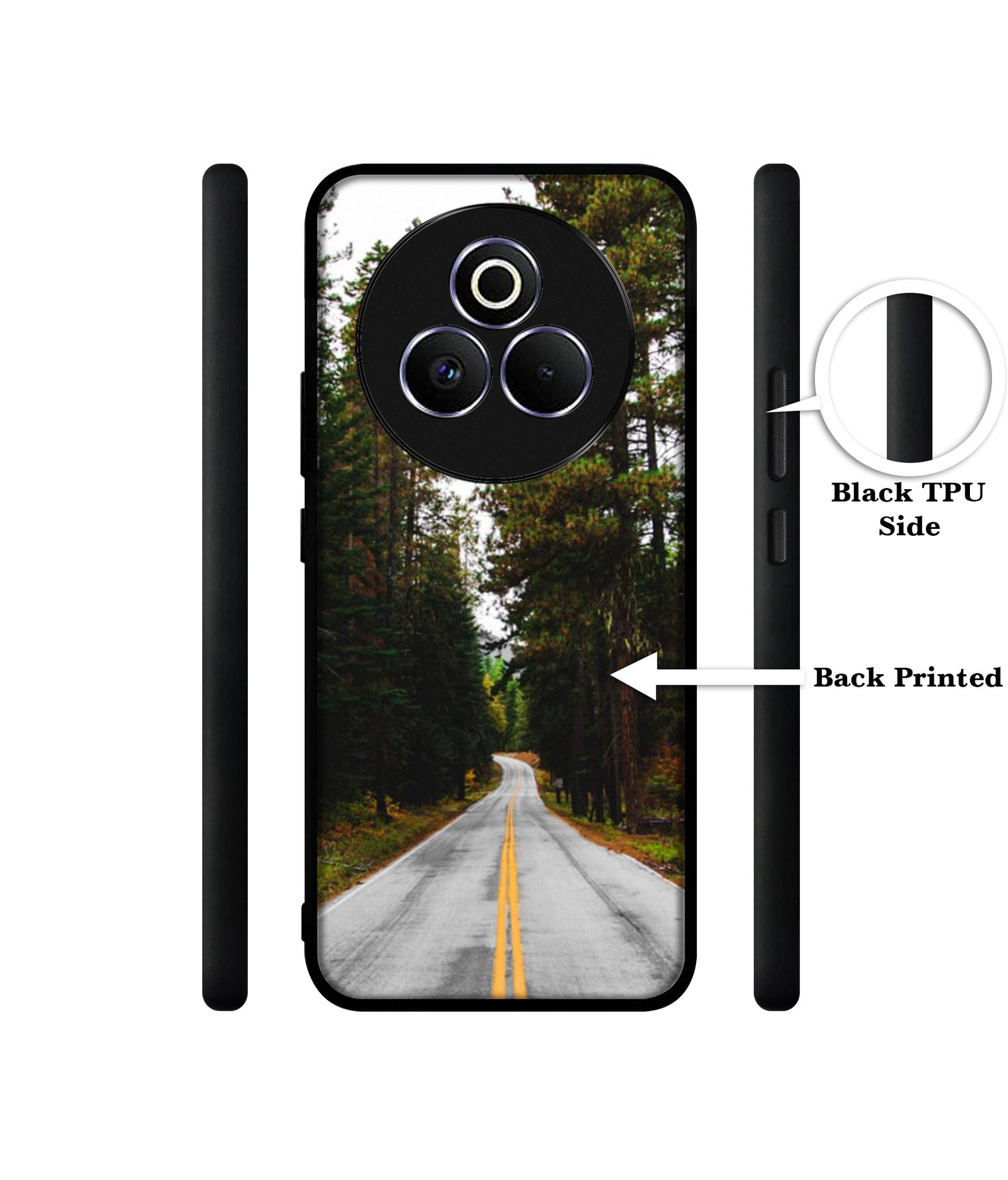 Road Photo Designer 2D Printed Back Case Cover for Realme P3 Pro 5G