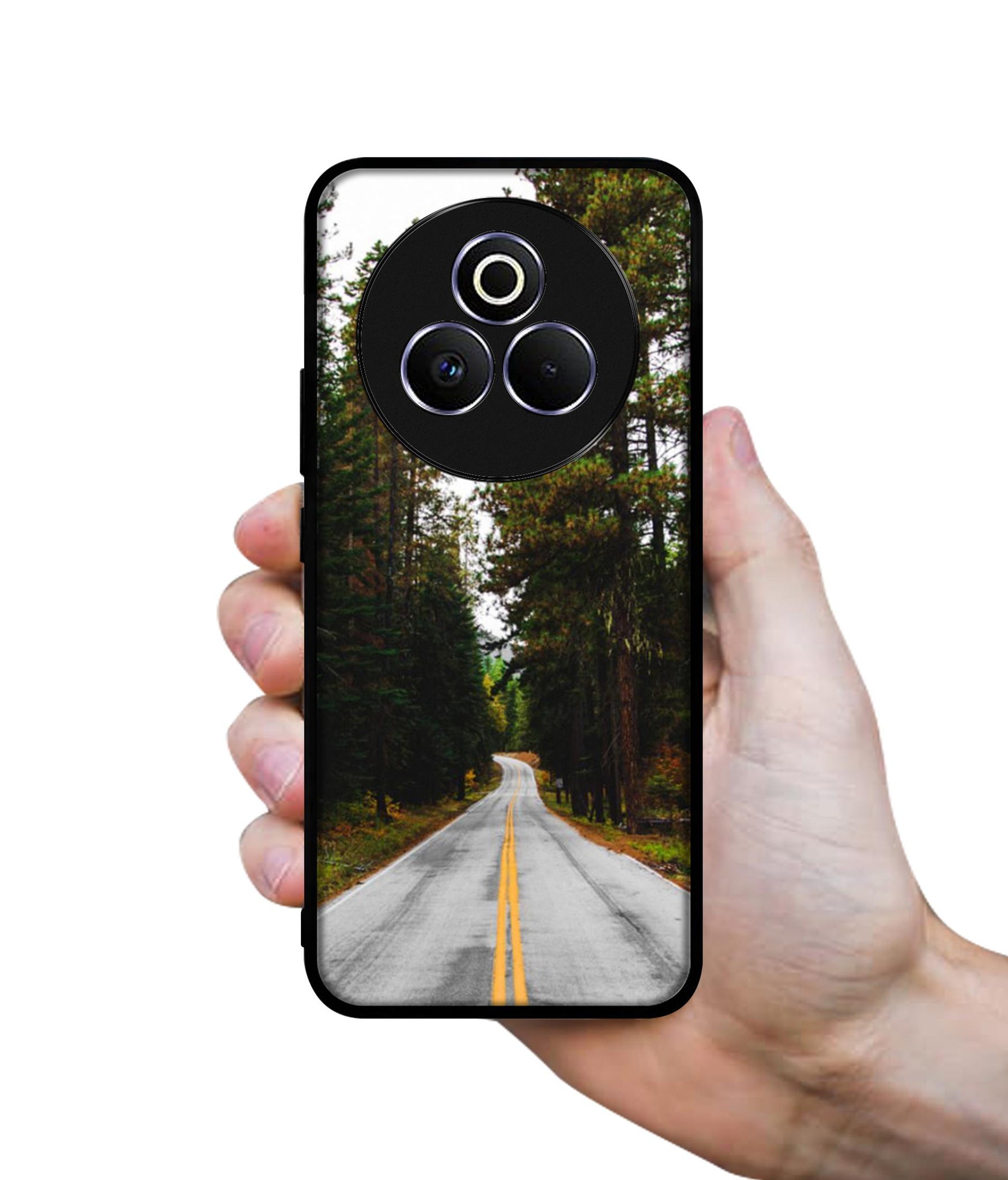 Road Photo Designer 2D Printed Back Case Cover for Realme P3 Pro 5G