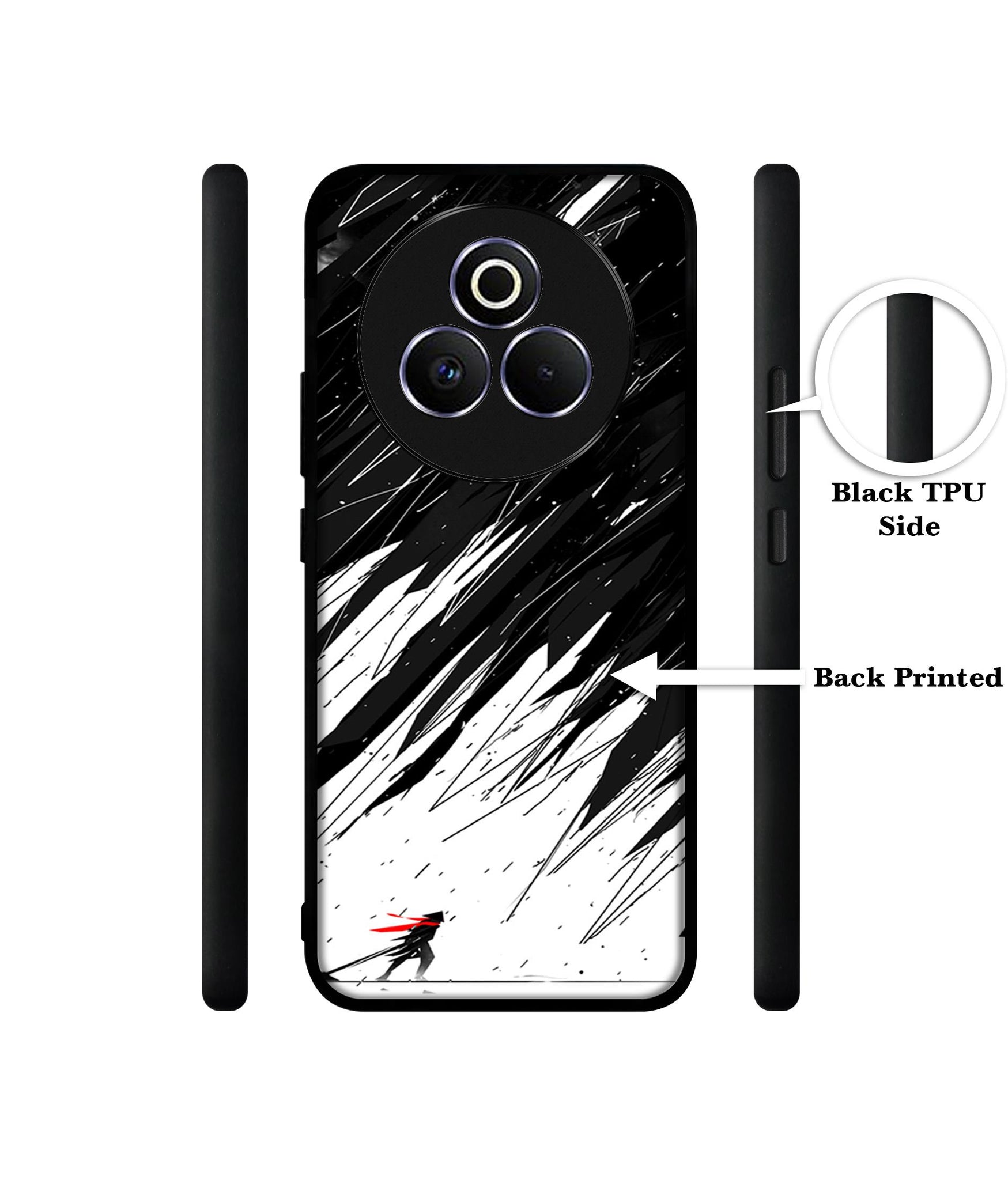 Geometric Strom Designer 2D Printed Back Case Cover for Realme P3 Pro 5G
