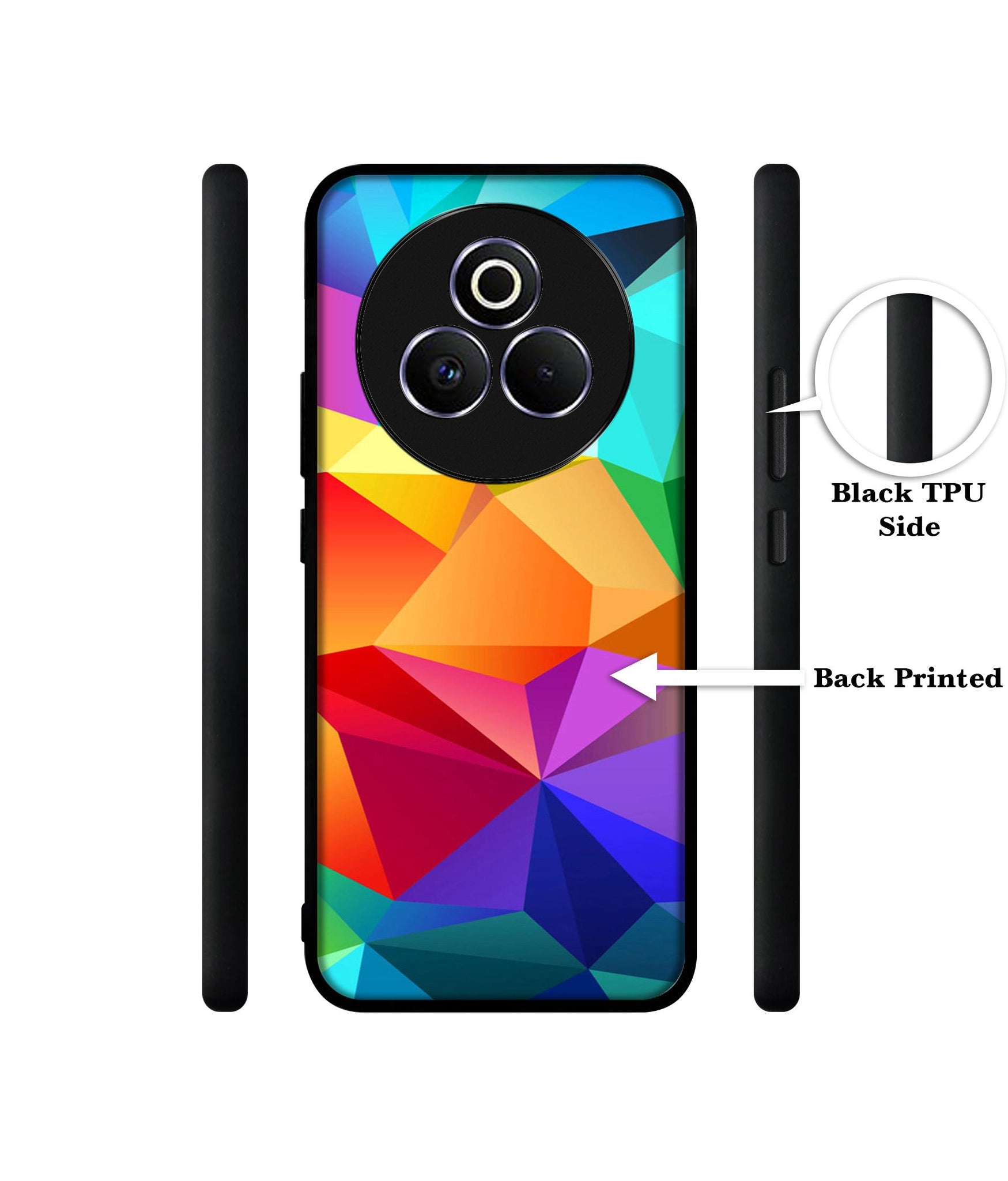 Colorful Pattern Designer 2D Printed Back Case Cover for Realme P3 Pro 5G