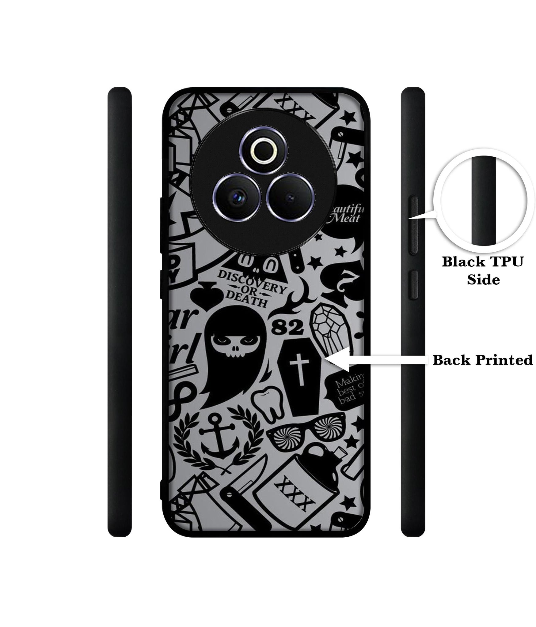 Discover Or Death Designer 2D Printed Back Case Cover for Realme P3 Pro 5G