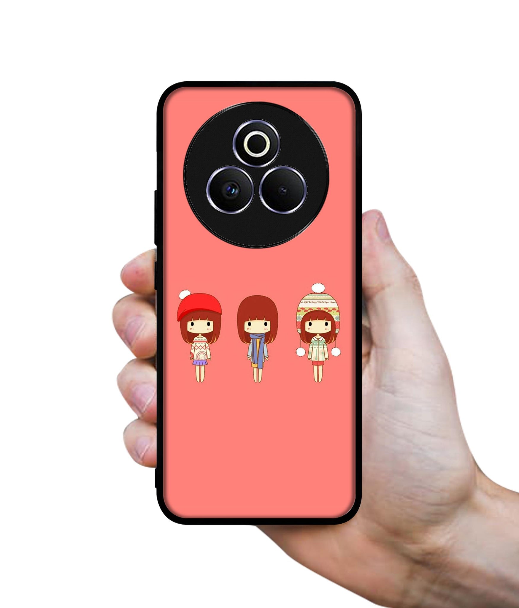 Cute Girls Designer 2D Printed Back Case Cover for Realme P3 Pro 5G