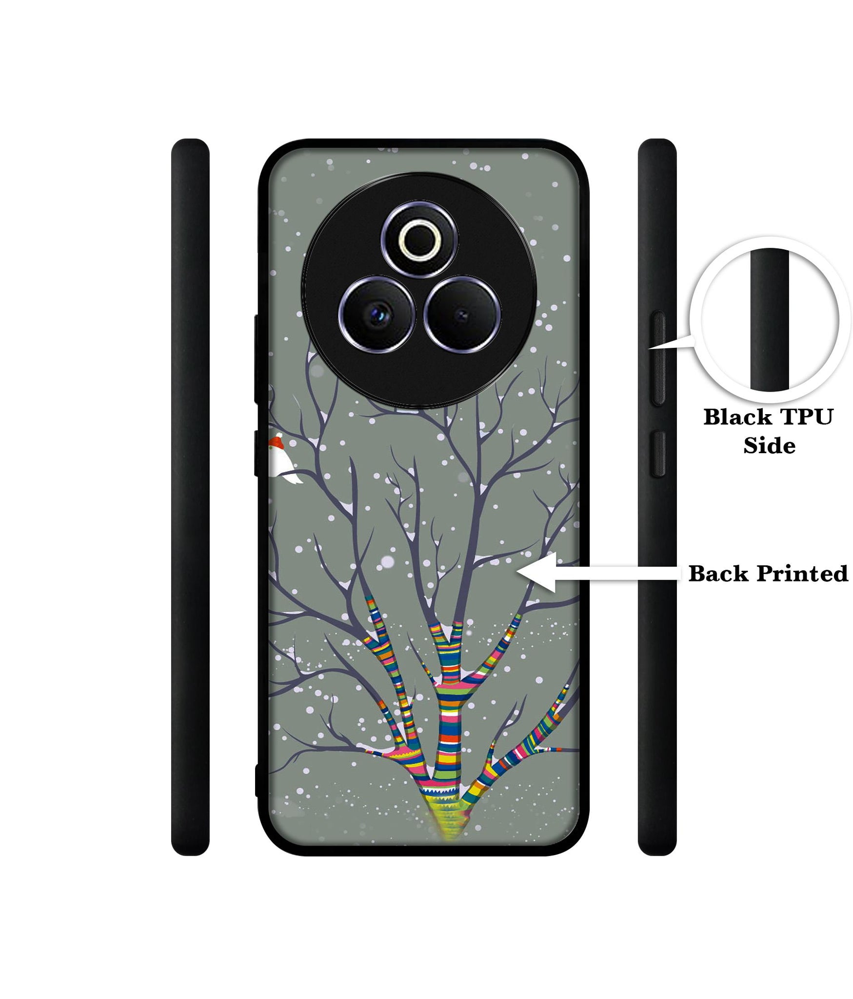 Winter Pattern Print Designer 2D Printed Back Case Cover for Realme P3 Pro 5G