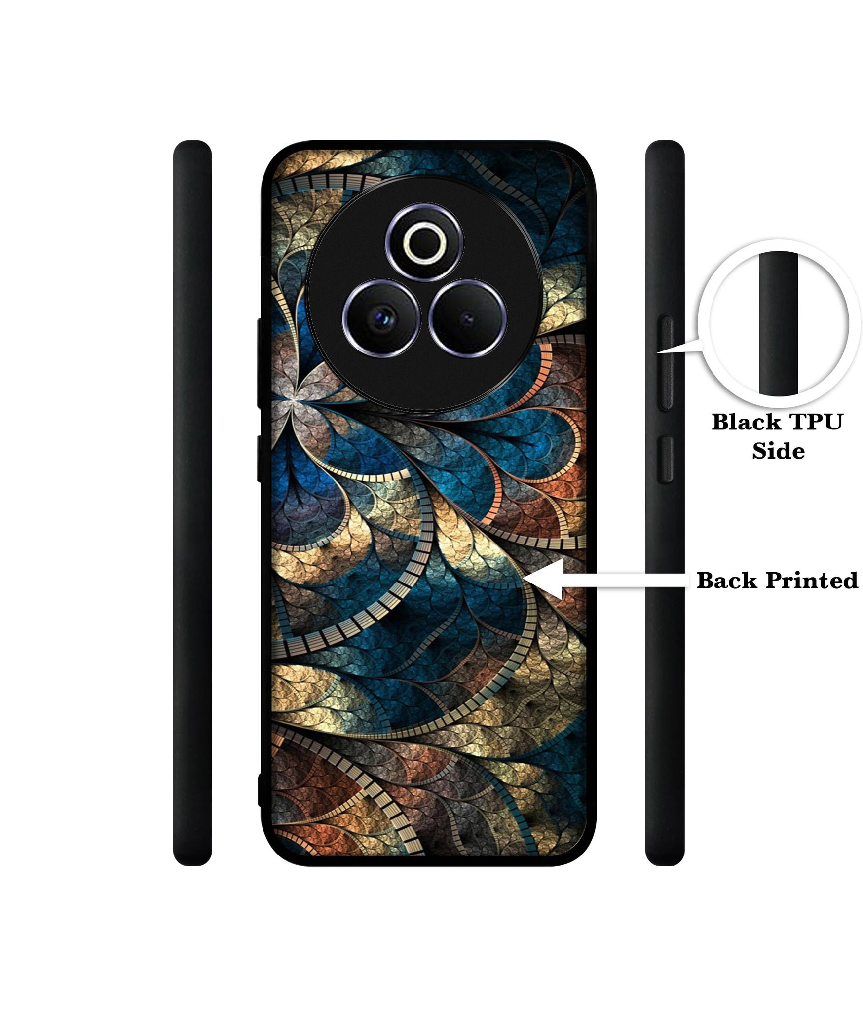 Fractional Pattern Designer 2D Printed Back Case Cover for Realme P3 Pro 5G