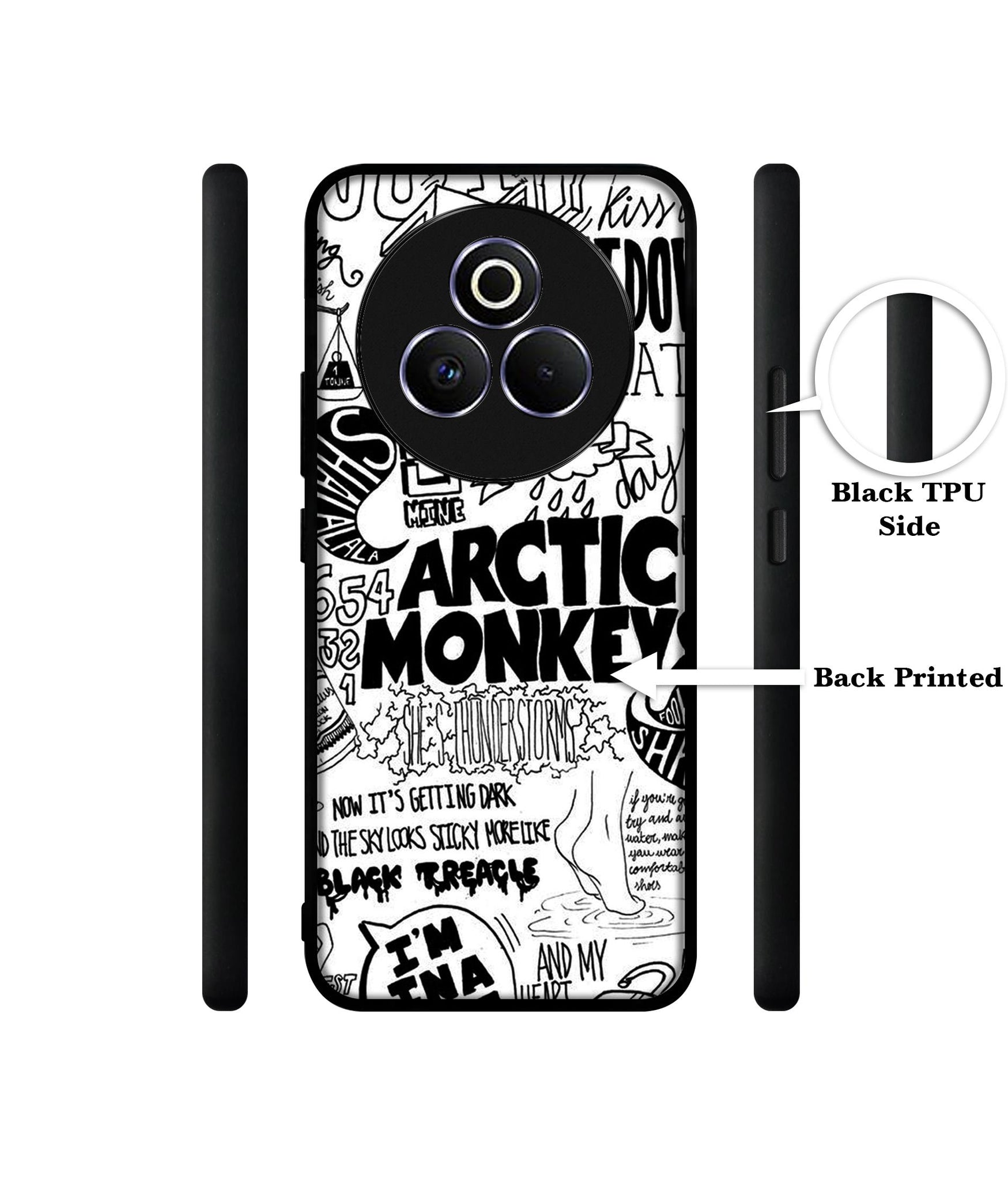 Arctic Monkeys Pattern Designer 2D Printed Back Case Cover for Realme P3 Pro 5G