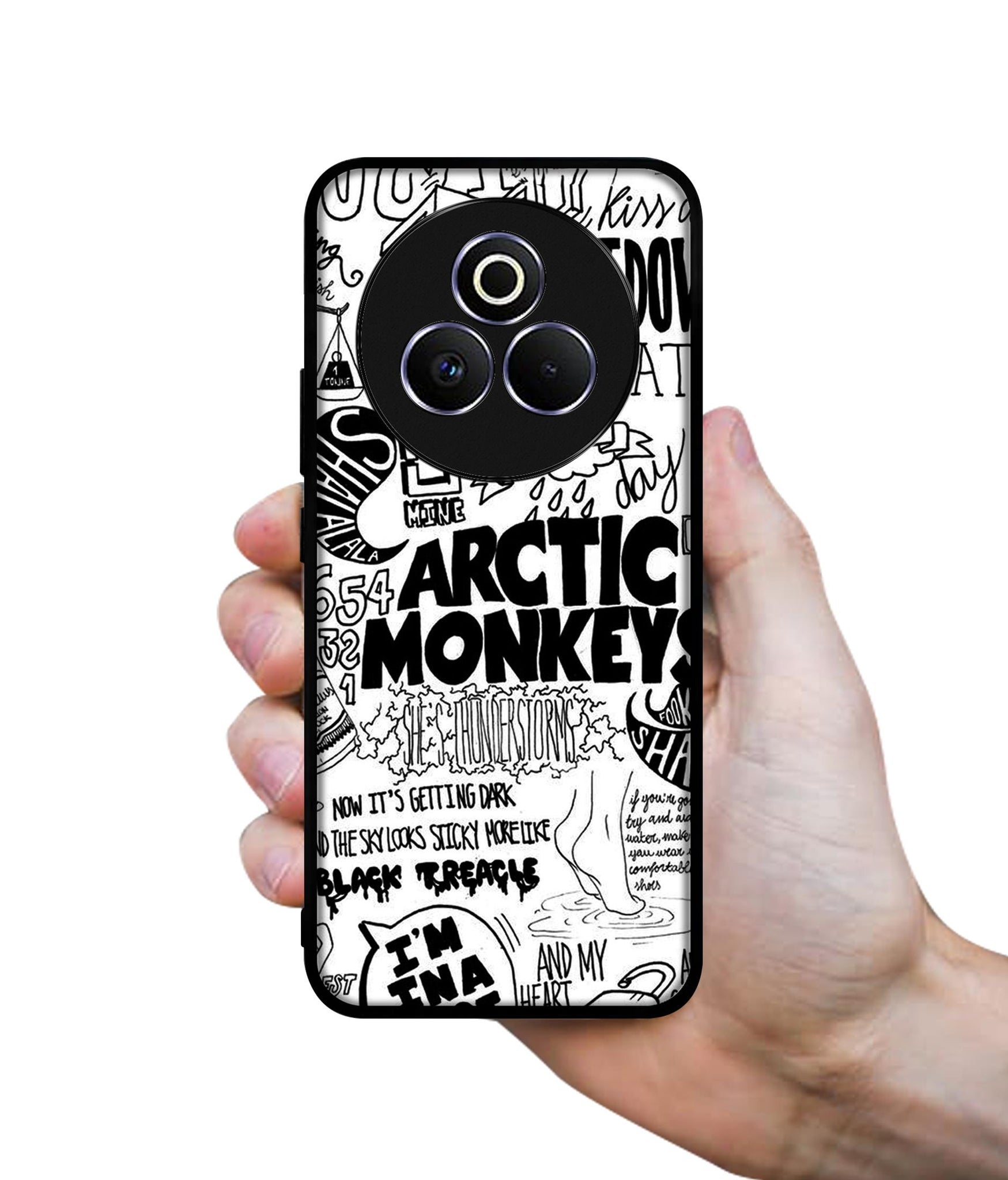 Arctic Monkeys Pattern Designer 2D Printed Back Case Cover for Realme P3 Pro 5G