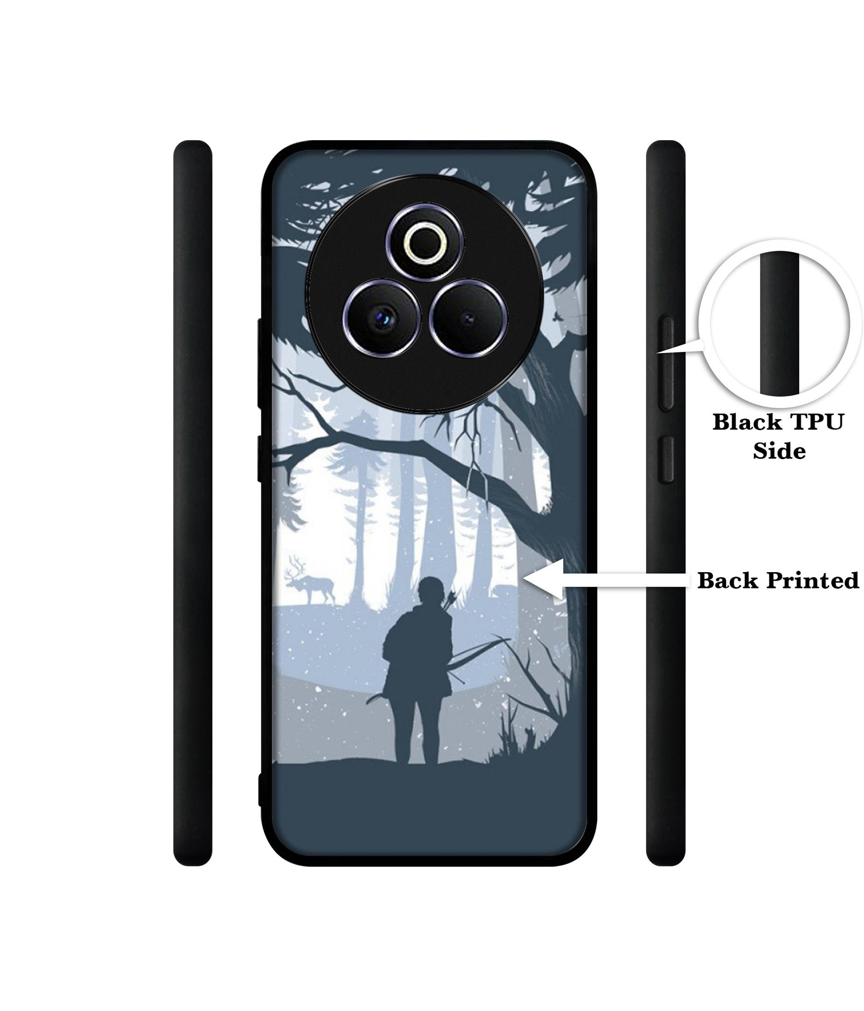 Hunter Designer 2D Printed Back Case Cover for Realme P3 Pro 5G