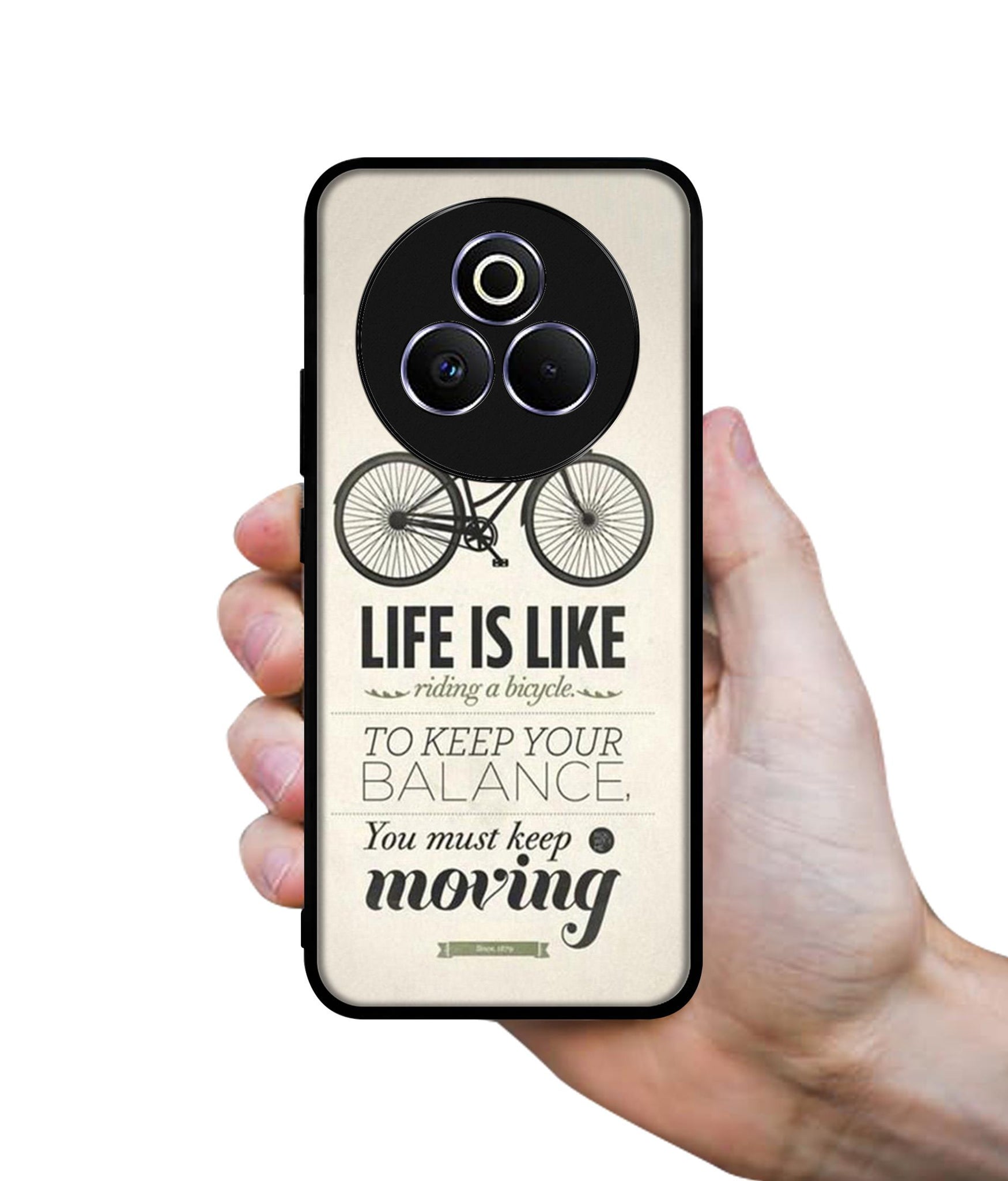Life is Like Moving Designer 2D Printed Back Case Cover for Realme P3 Pro 5G