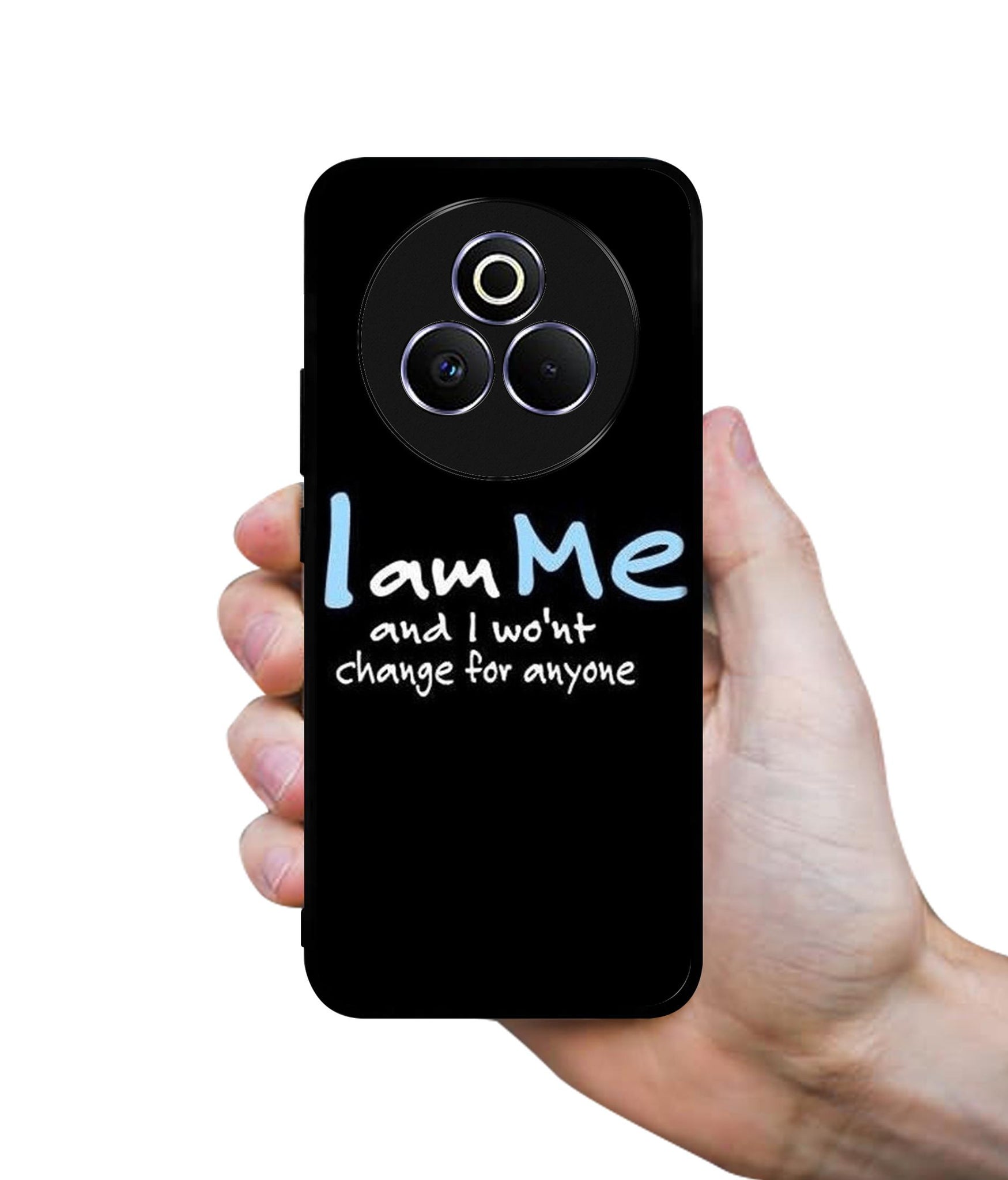 I Am Me Quotes Designer 2D Printed Back Case Cover for Realme P3 Pro 5G
