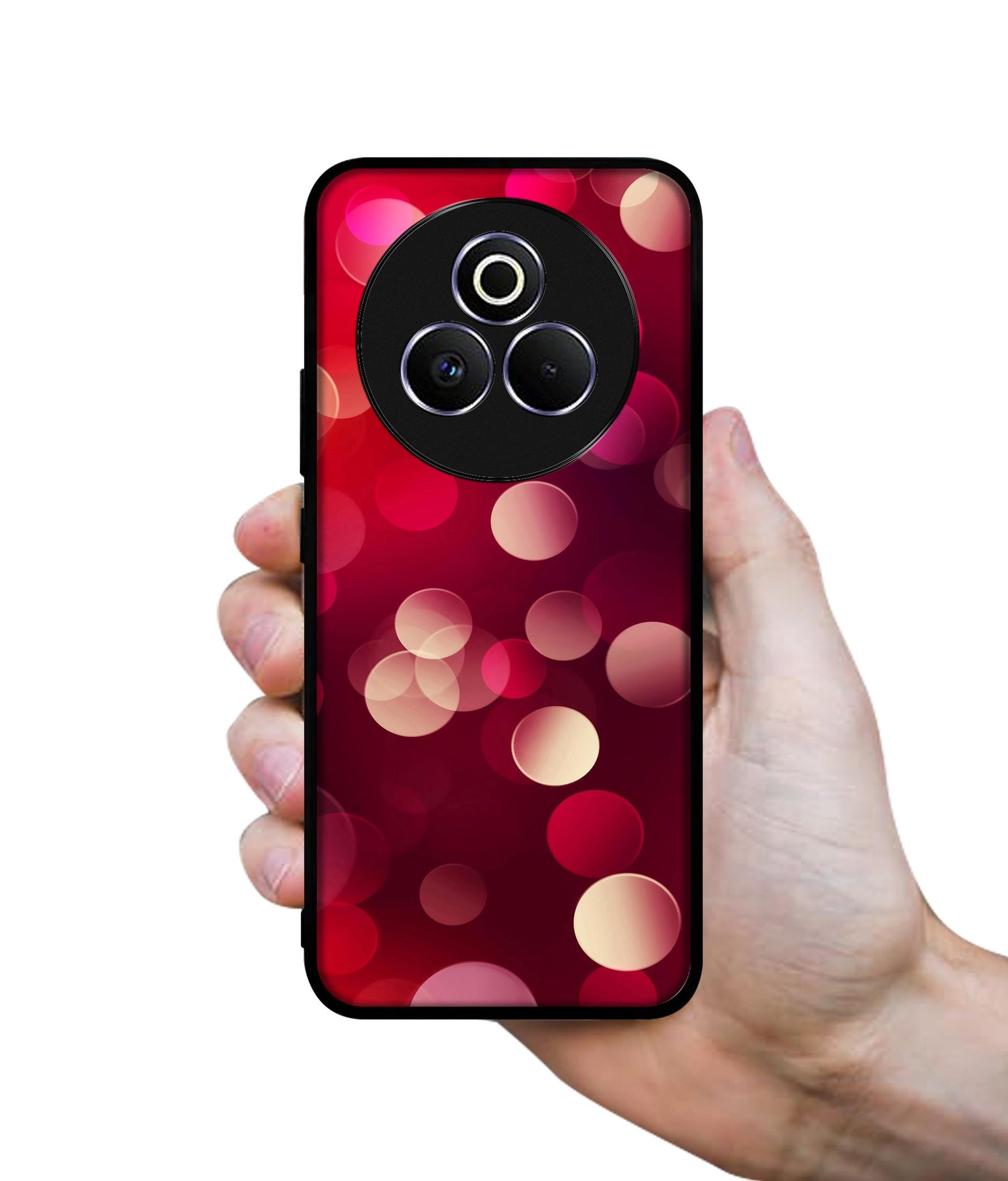 3D Circles Designer 2D Printed Back Case Cover for Realme P3 Pro 5G