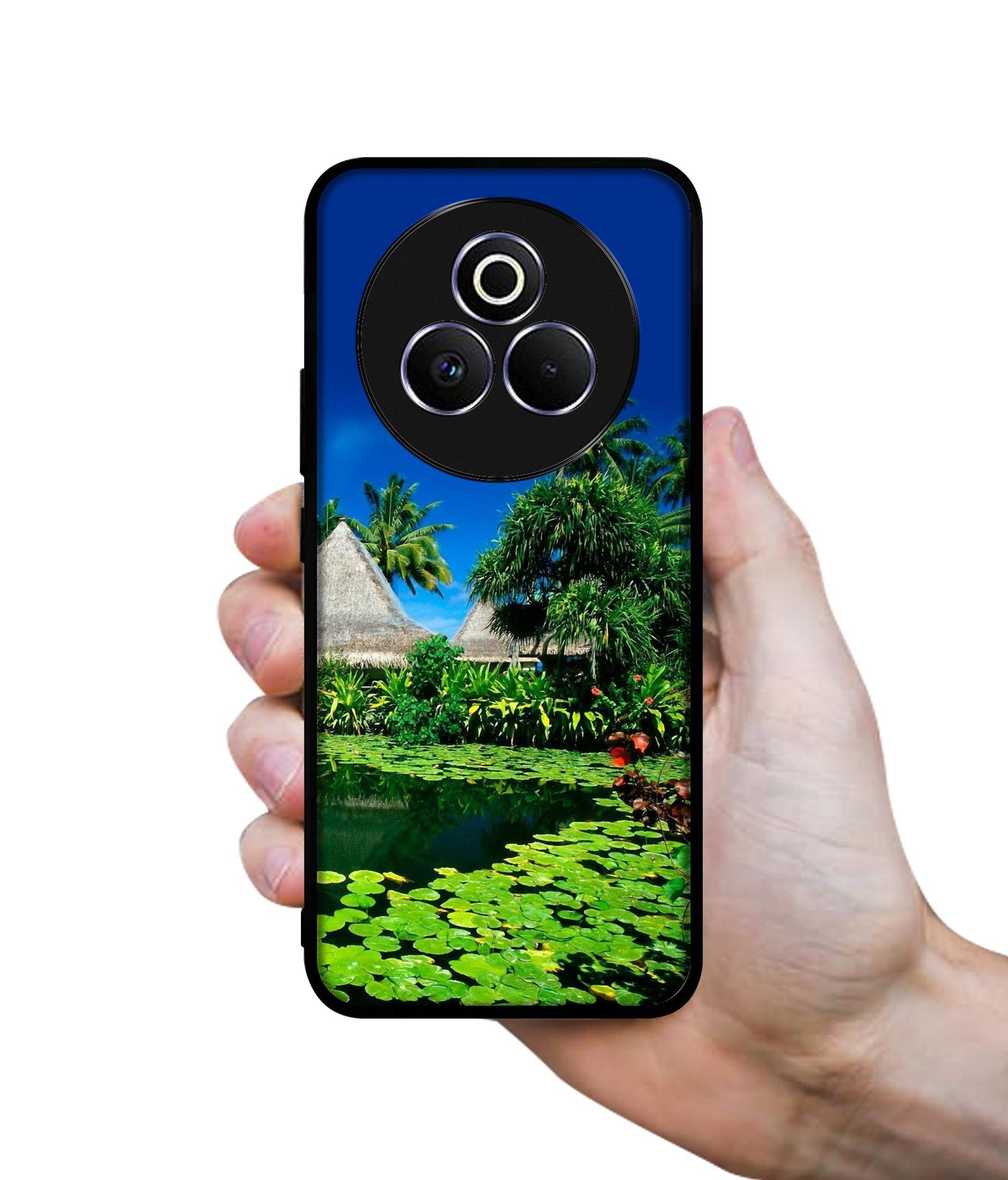 Tropics Water Designer 2D Printed Back Case Cover for Realme P3 Pro 5G