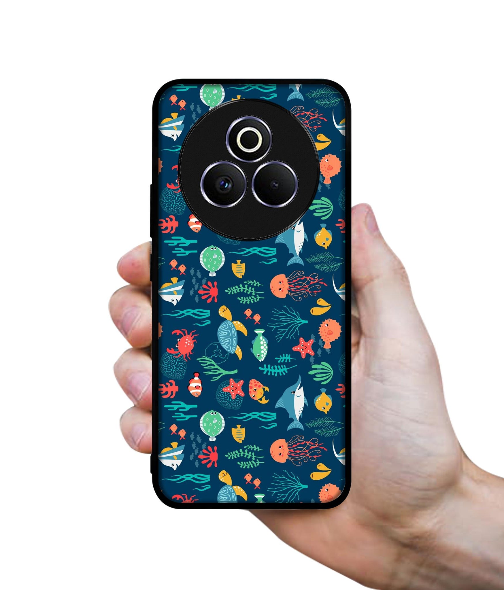 Aquarium Texture Designer 2D Printed Back Case Cover for Realme P3 Pro 5G