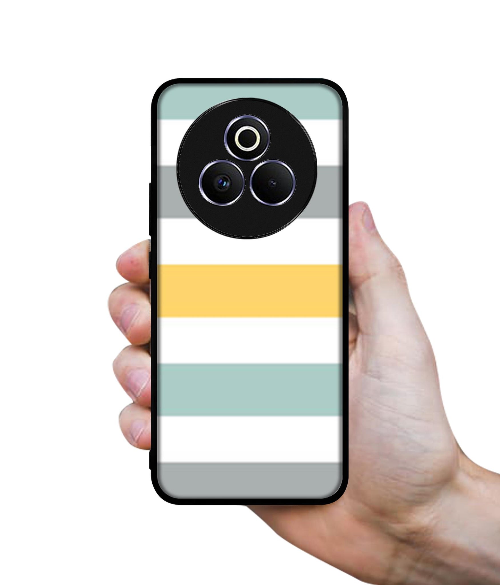Line Texture Designer 2D Printed Back Case Cover for Realme P3 Pro 5G