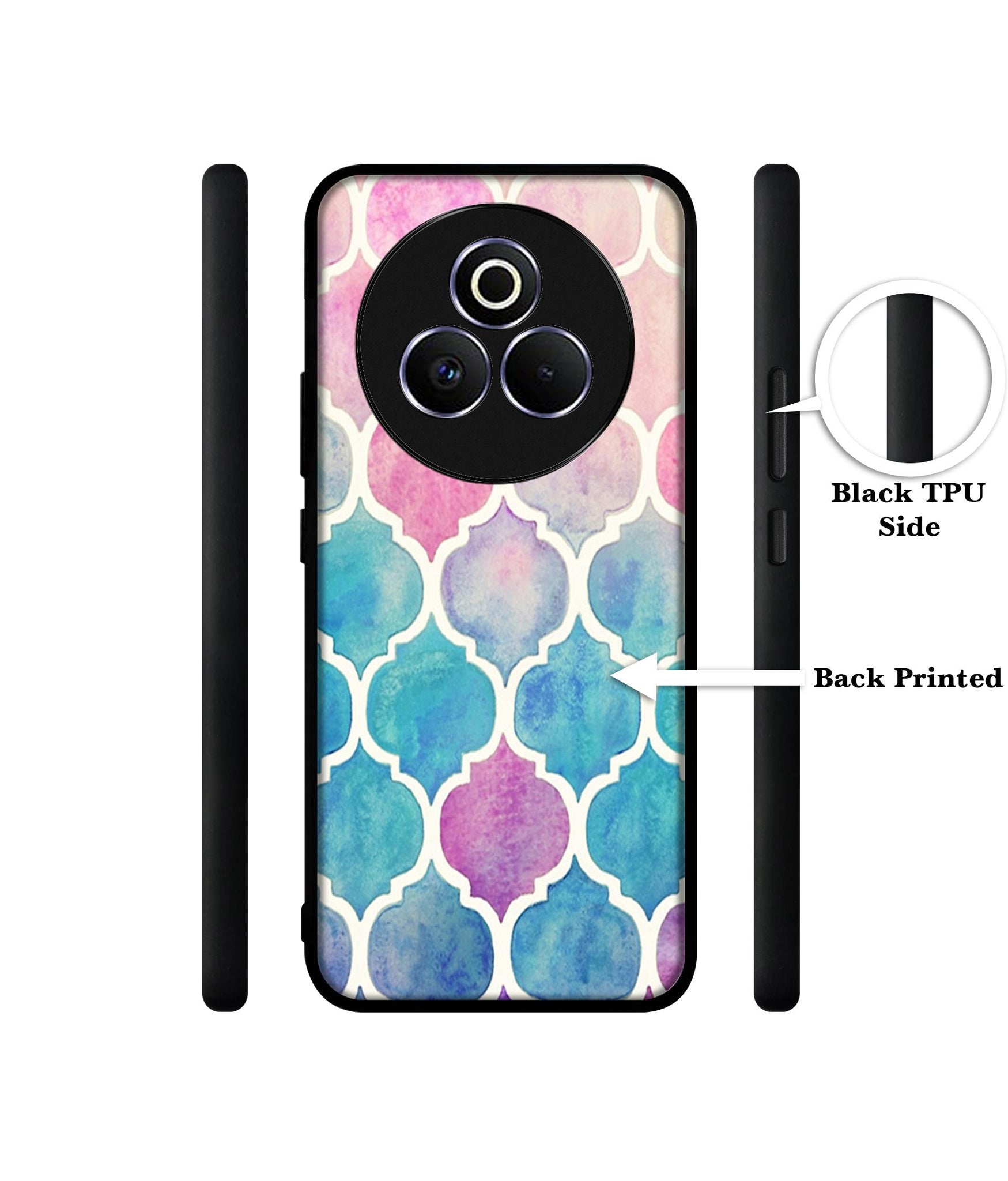 Patterns Art Designer 2D Printed Back Case Cover for Realme P3 Pro 5G