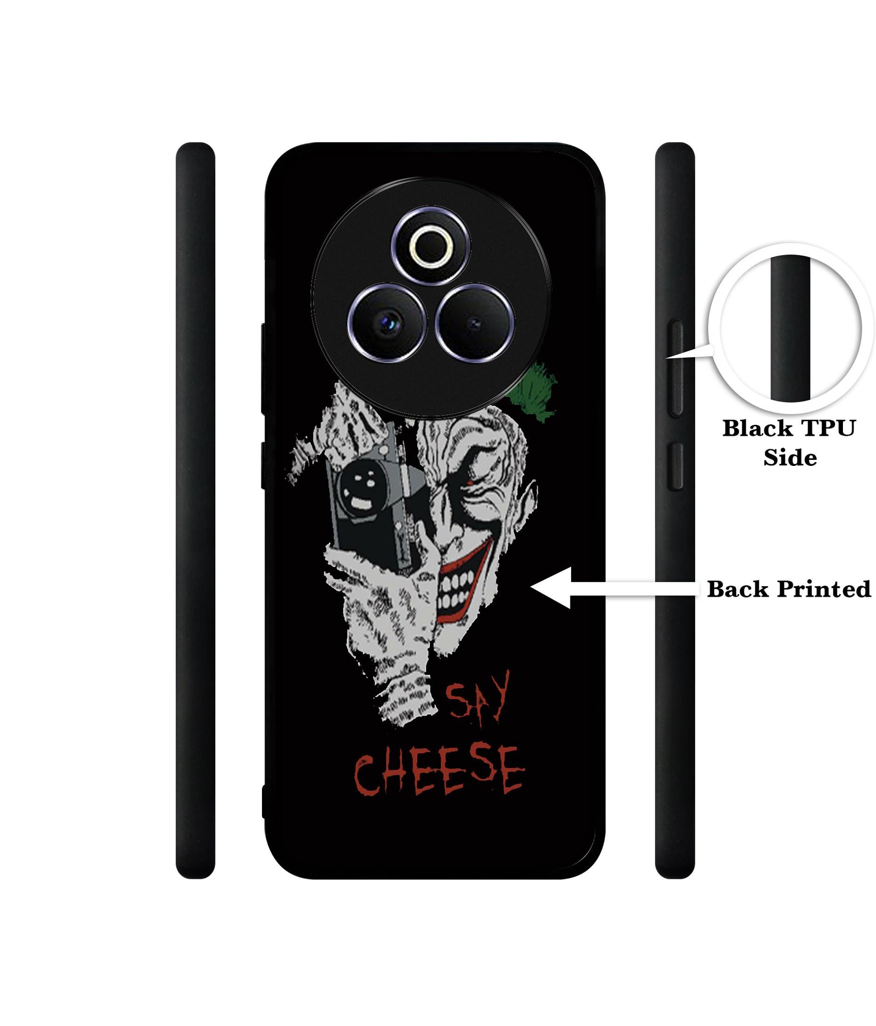 Joker Say Cheese Designer 2D Printed Back Case Cover for Realme P3 Pro 5G