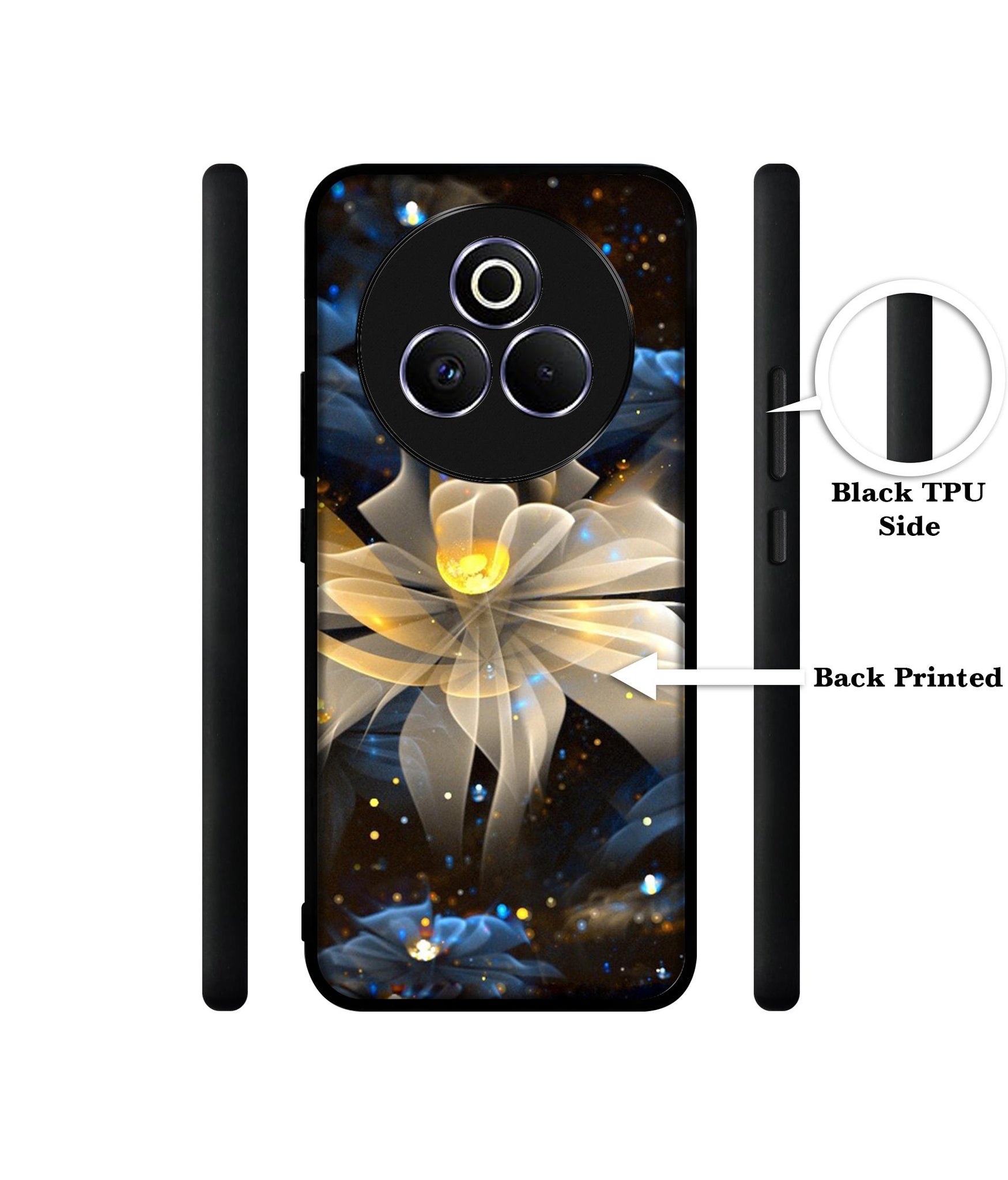 Art Flower Designer 2D Printed Back Case Cover for Realme P3 Pro 5G