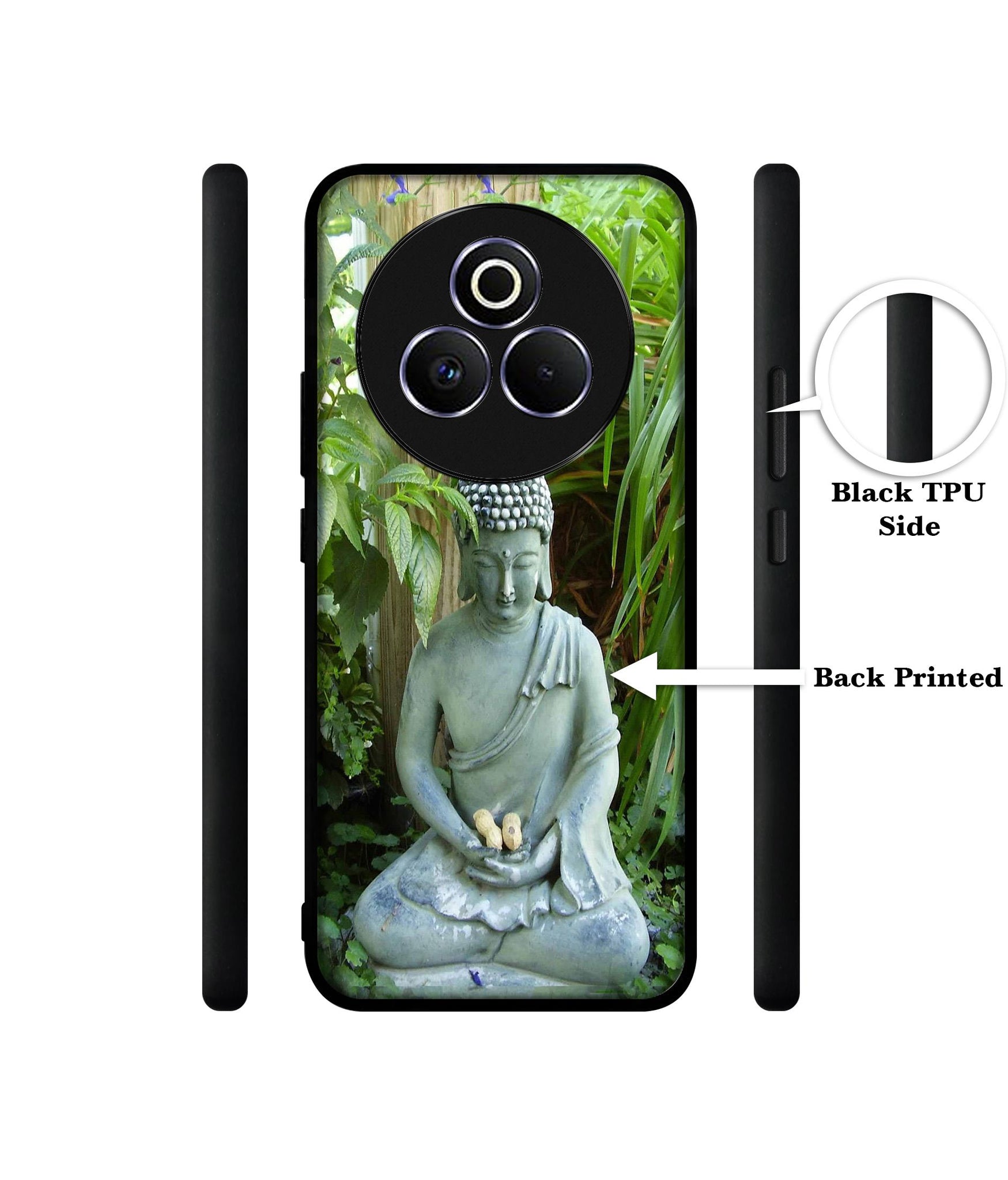 Buddhism Designer 2D Printed Back Case Cover for Realme P3 Pro 5G