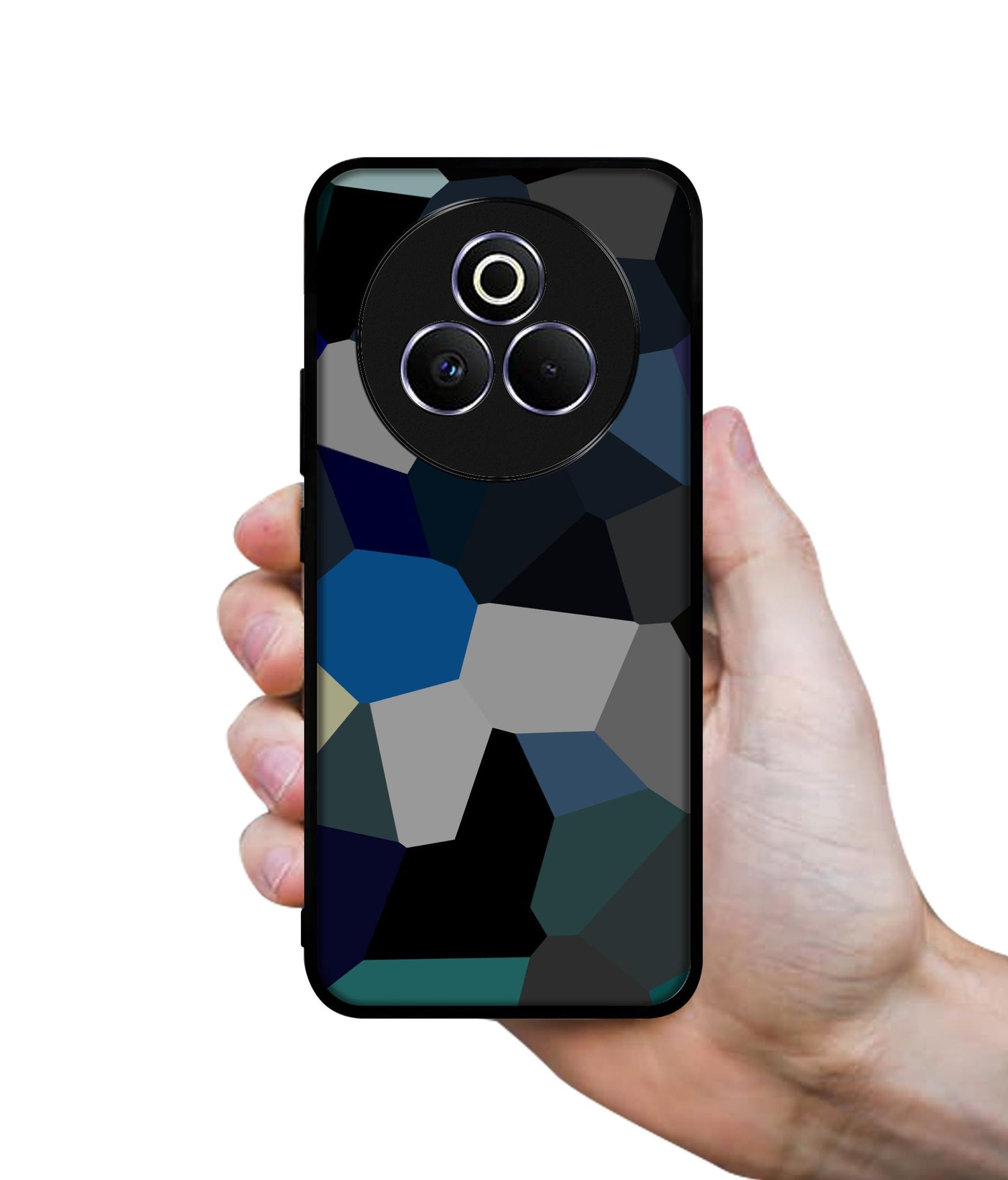 Mathematical Shape Designer 2D Printed Back Case Cover for Realme P3 Pro 5G