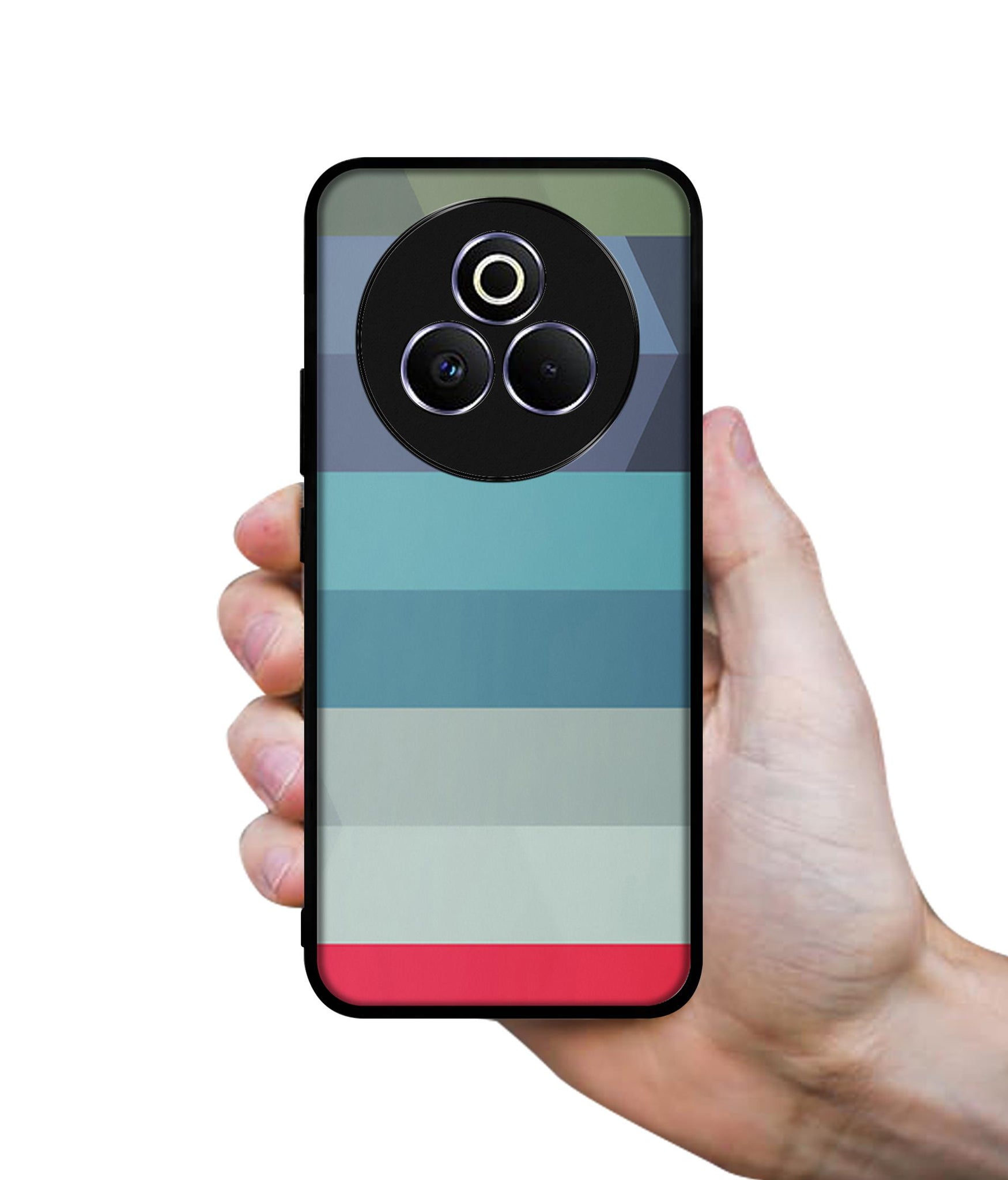 Colorful Lines Designer 2D Printed Back Case Cover for Realme P3 Pro 5G