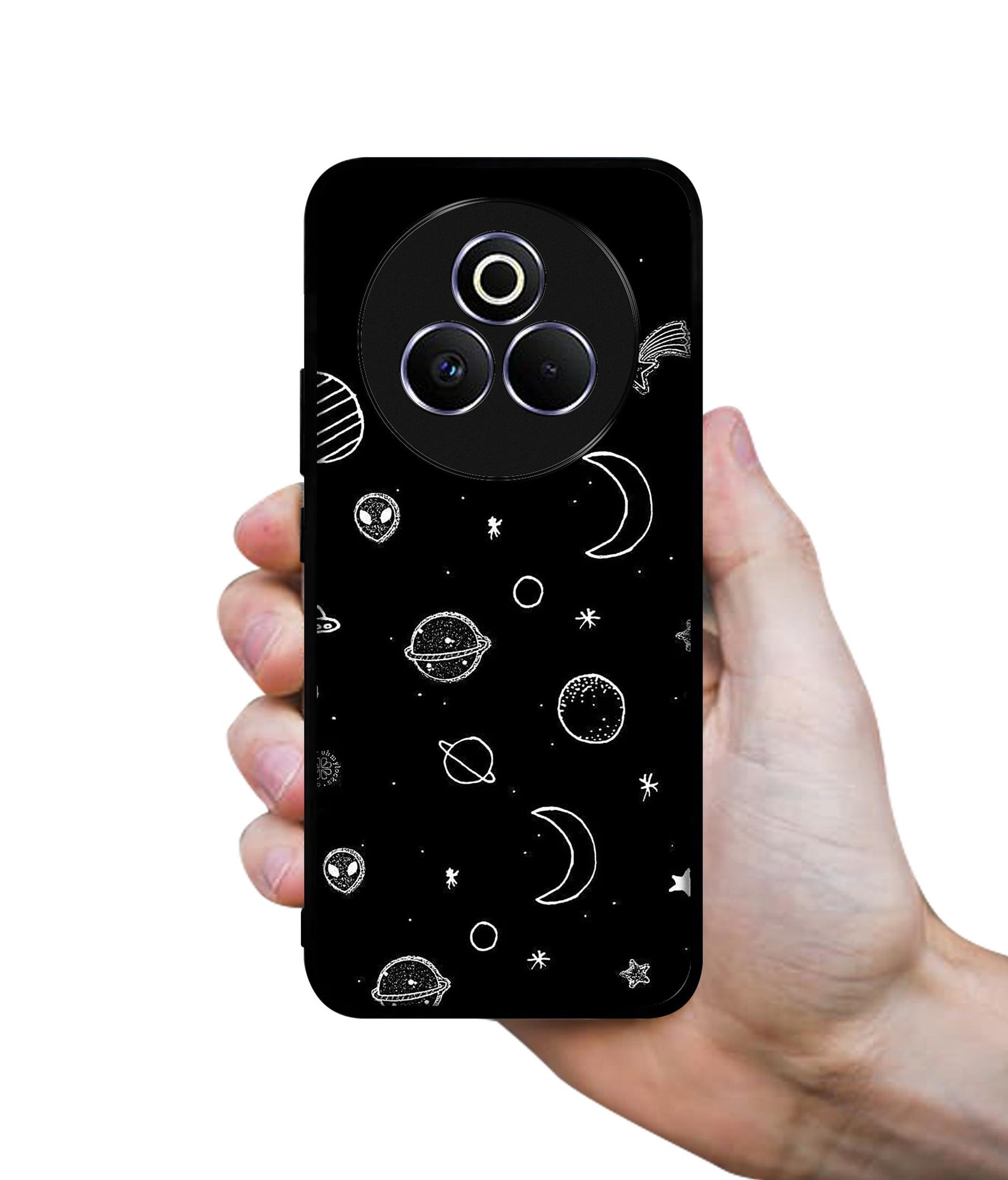 Space Stars Universe Designer 2D Printed Back Case Cover for Realme P3 Pro 5G
