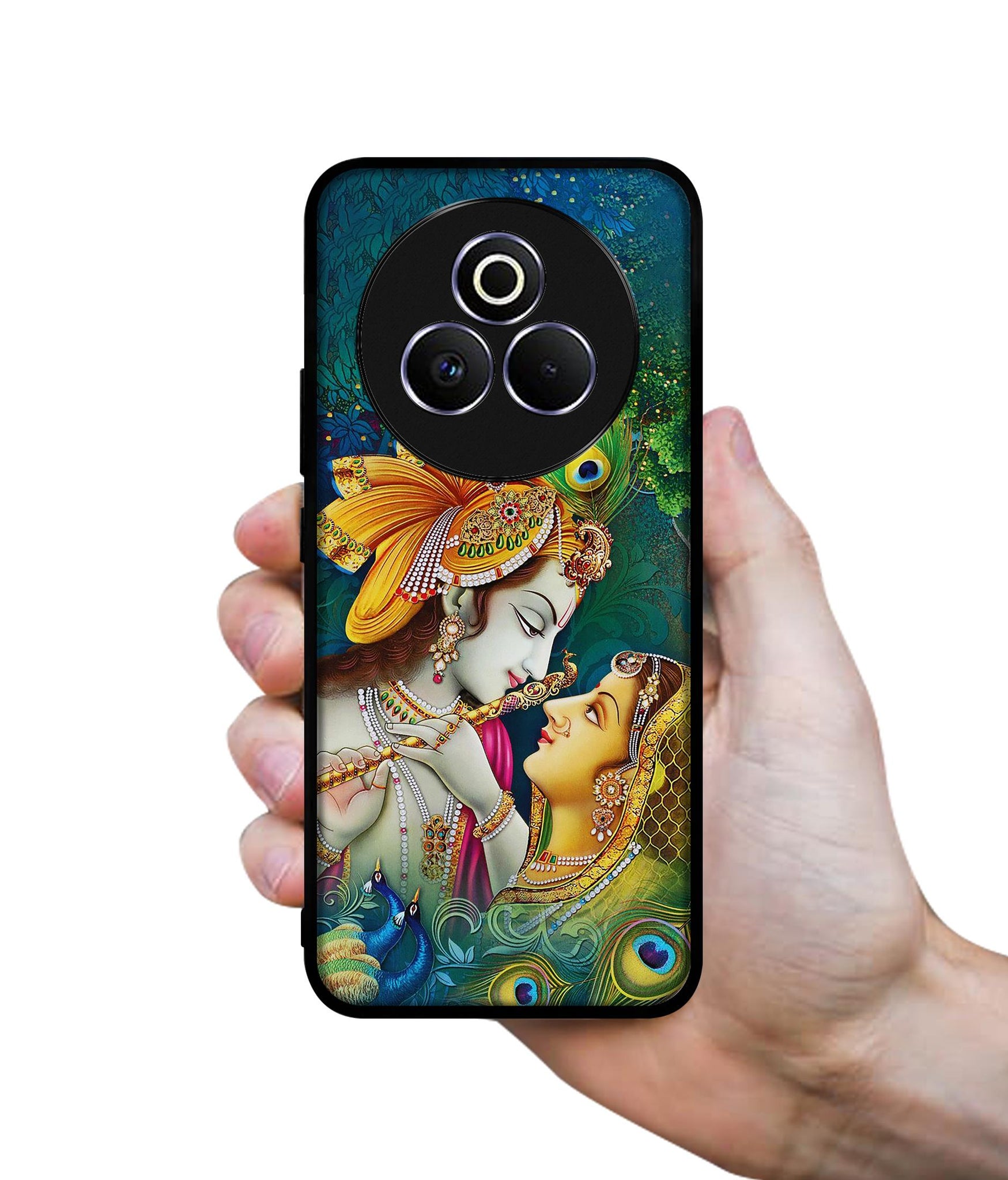 Radha Kishan Love Designer 2D Printed Back Case Cover for Realme P3 Pro 5G