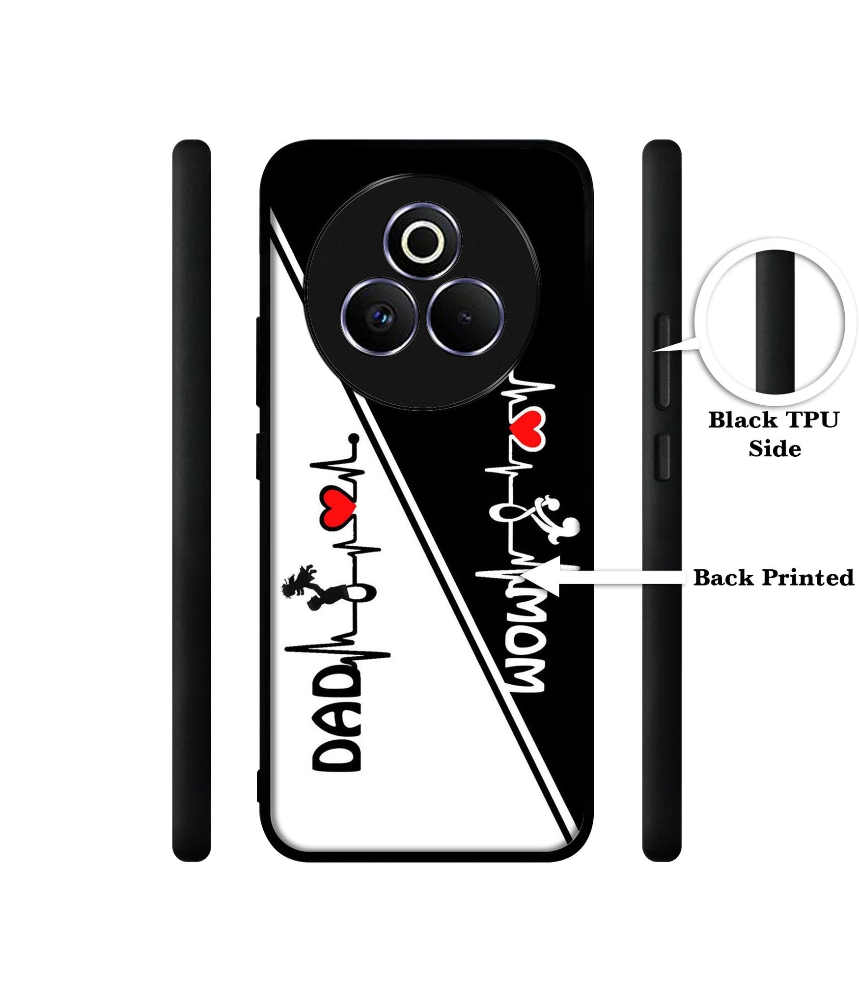 Mom and Dad Lover Designer 2D Printed Back Case Cover for Realme P3 Pro 5G