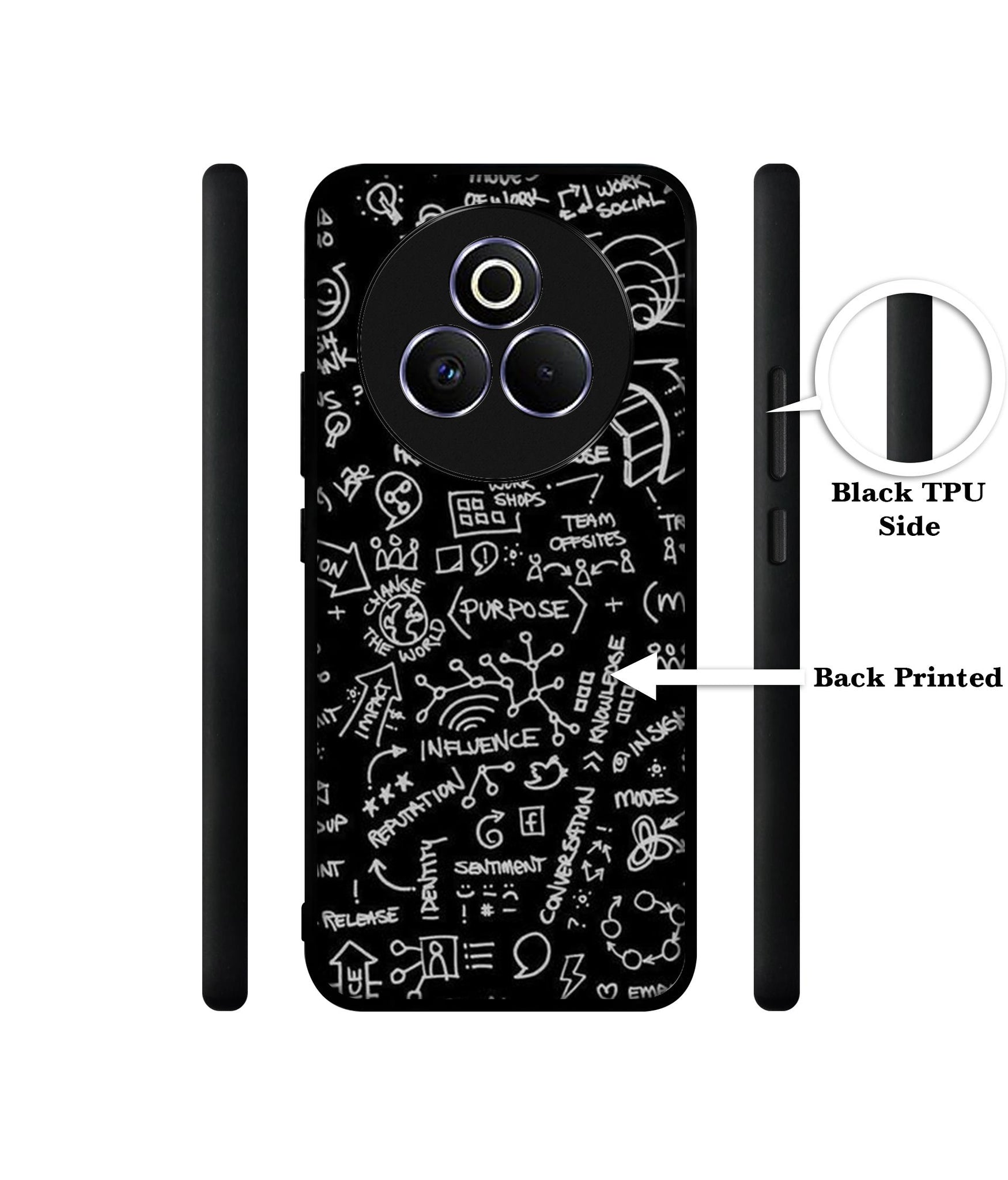 Formulas Designer 2D Printed Back Case Cover for Realme P3 Pro 5G