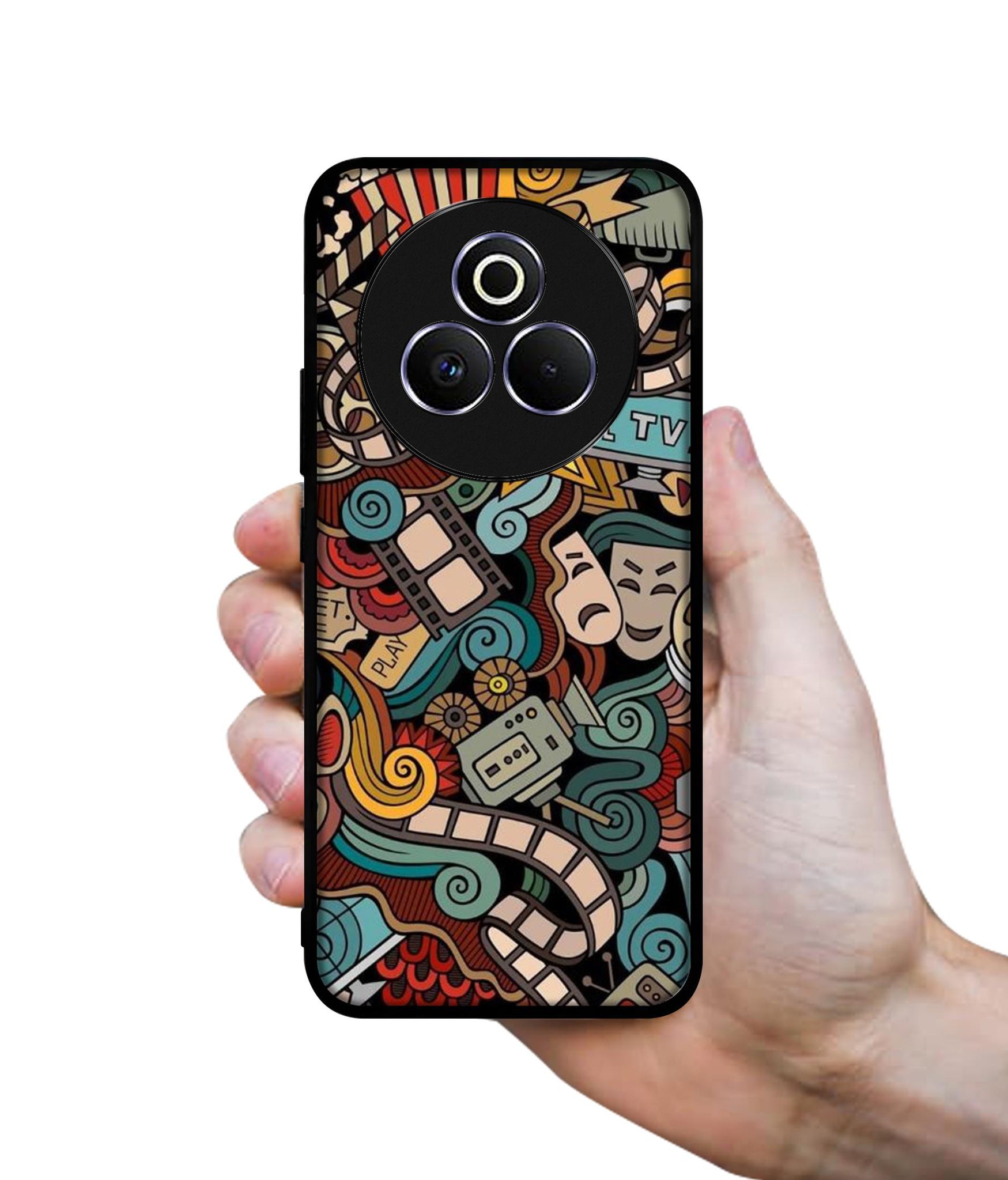 Movies Designer 2D Printed Back Case Cover for Realme P3 Pro 5G