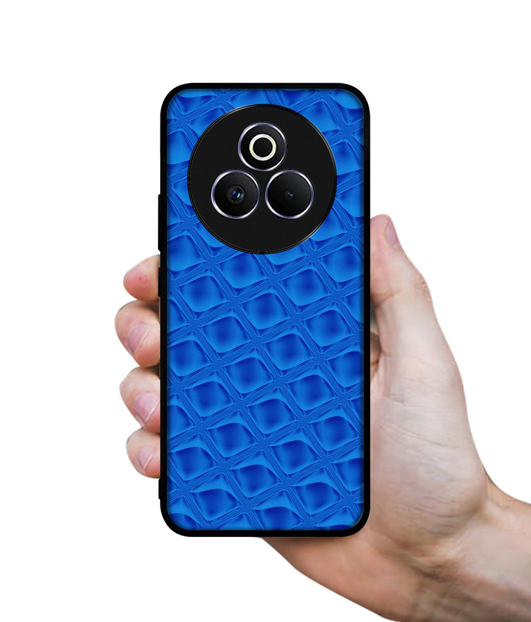 Blue Diamond Designer 2D Printed Back Case Cover for Realme P3 Pro 5G