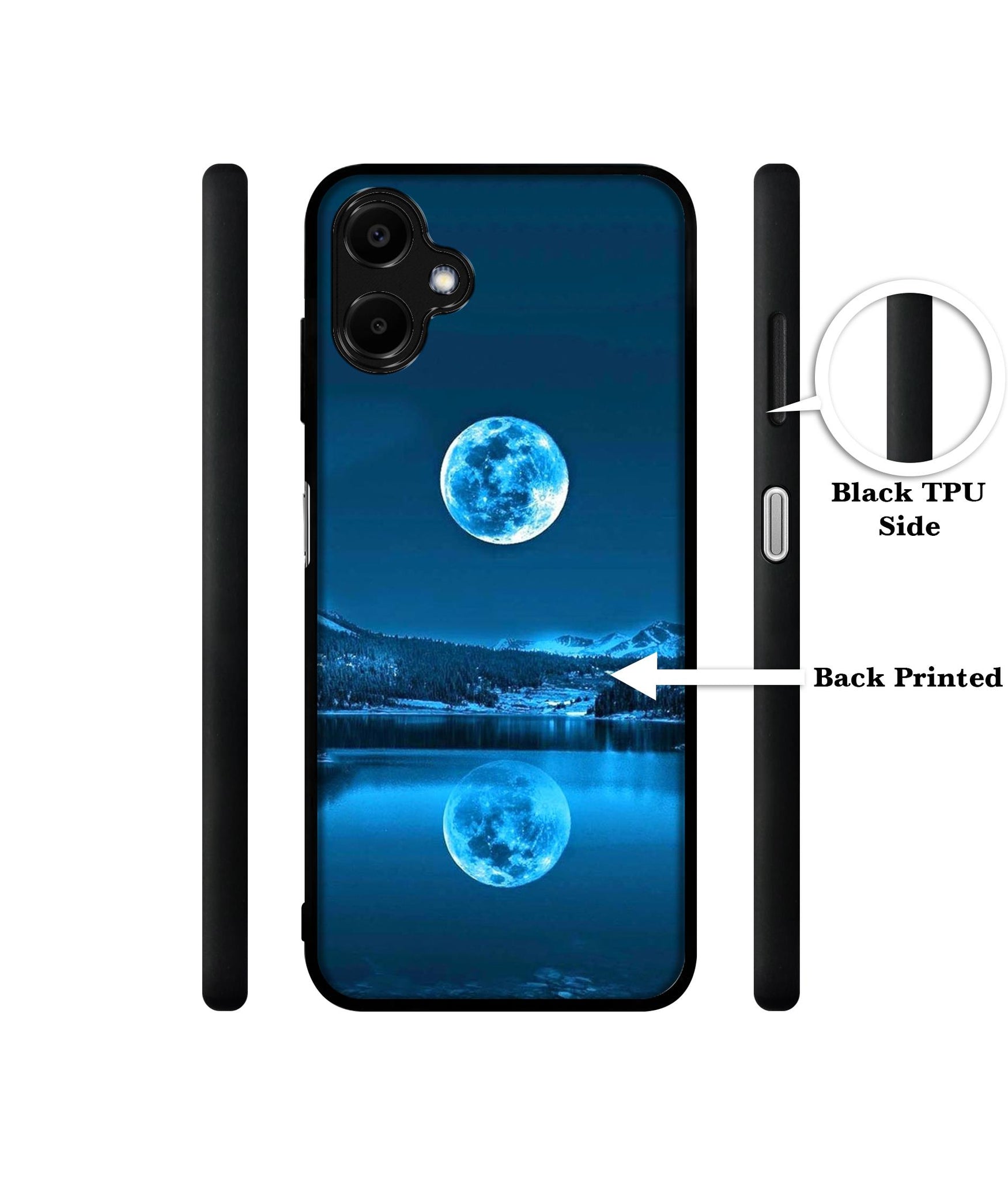 Awesome Moon Designer 2D Printed Back Case Cover for Samsung Galaxy F06 5G / M06 5G