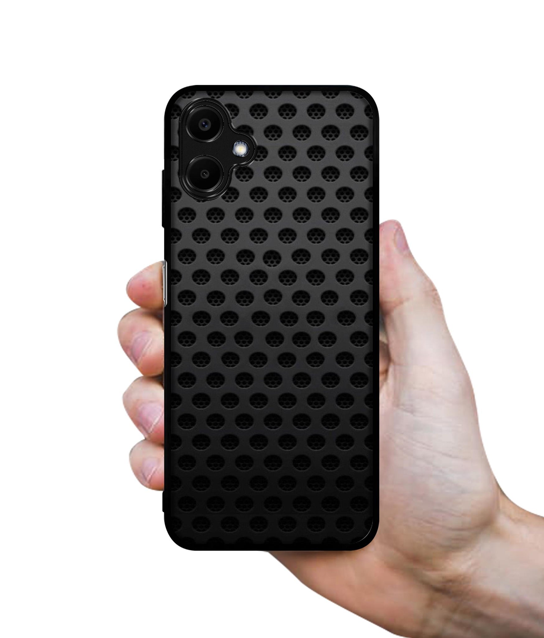 Black Circle Designer 2D Printed Back Case Cover for Samsung Galaxy F06 5G / M06 5G