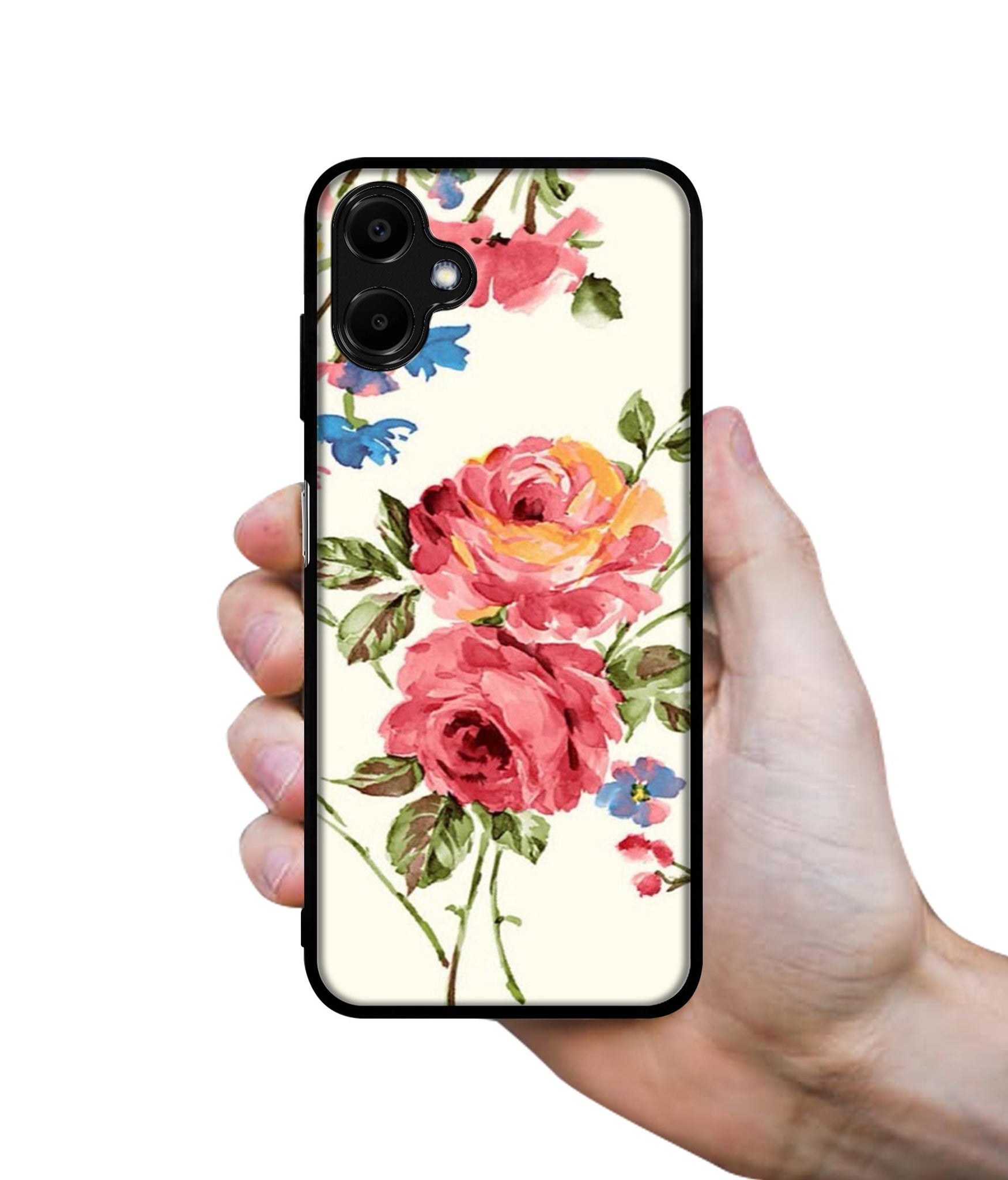 Vintage Painting Flower Designer 2D Printed Back Case Cover for Samsung Galaxy F06 5G / M06 5G