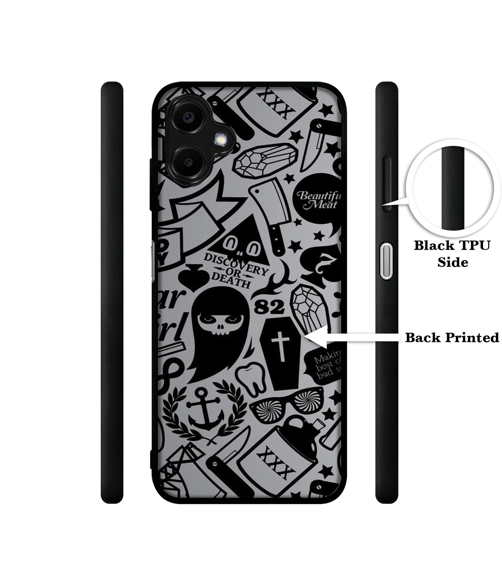 Discover Or Death Designer 2D Printed Back Case Cover for Samsung Galaxy F06 5G / M06 5G