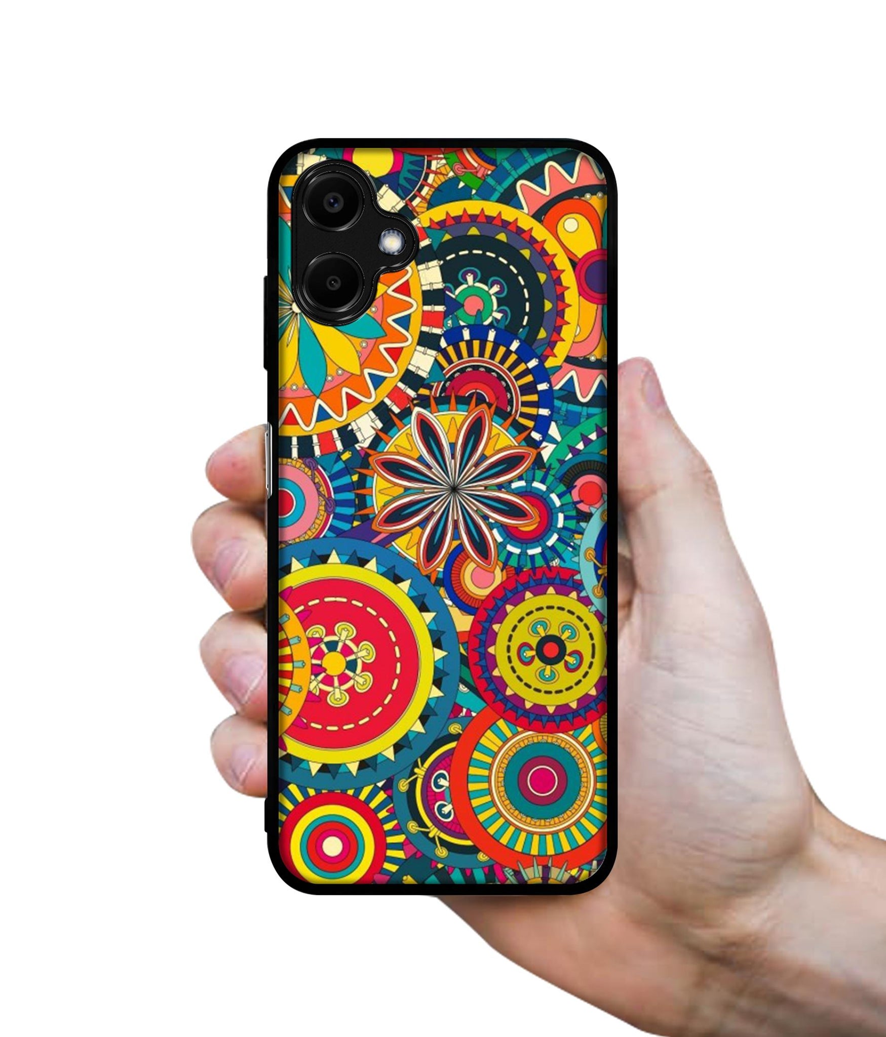 Ring Pattern Print Designer 2D Printed Back Case Cover for Samsung Galaxy F06 5G / M06 5G